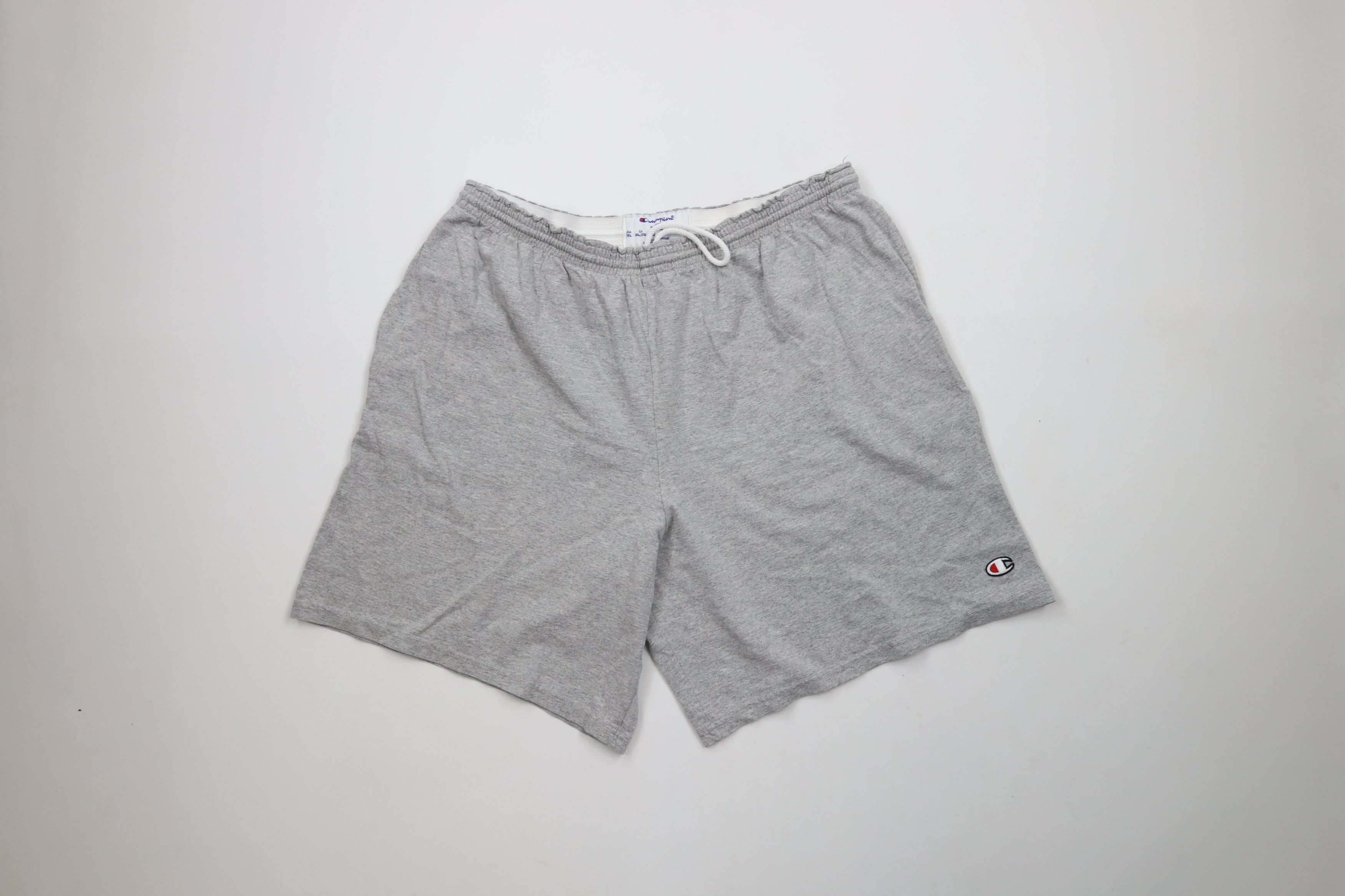 Champion × Vintage Vintage Champion Classic Logo Above Knee Shorts Heather Gray Size US 38 / EU 54 - 1 Thumbnail