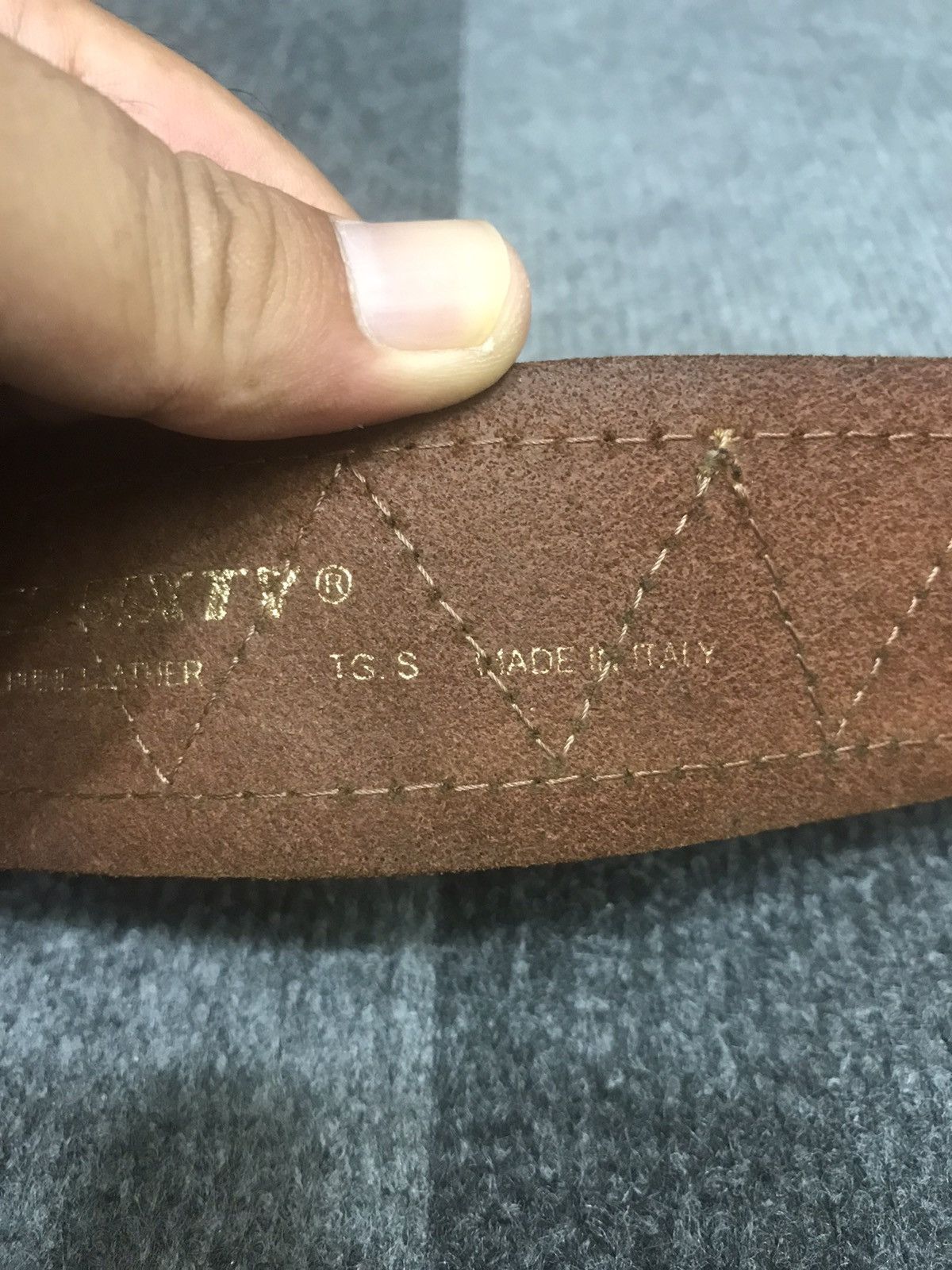Miss Sixty MISS SIXTY Hybrid Leather Canvas Belt Size ONE SIZE - 6 Thumbnail