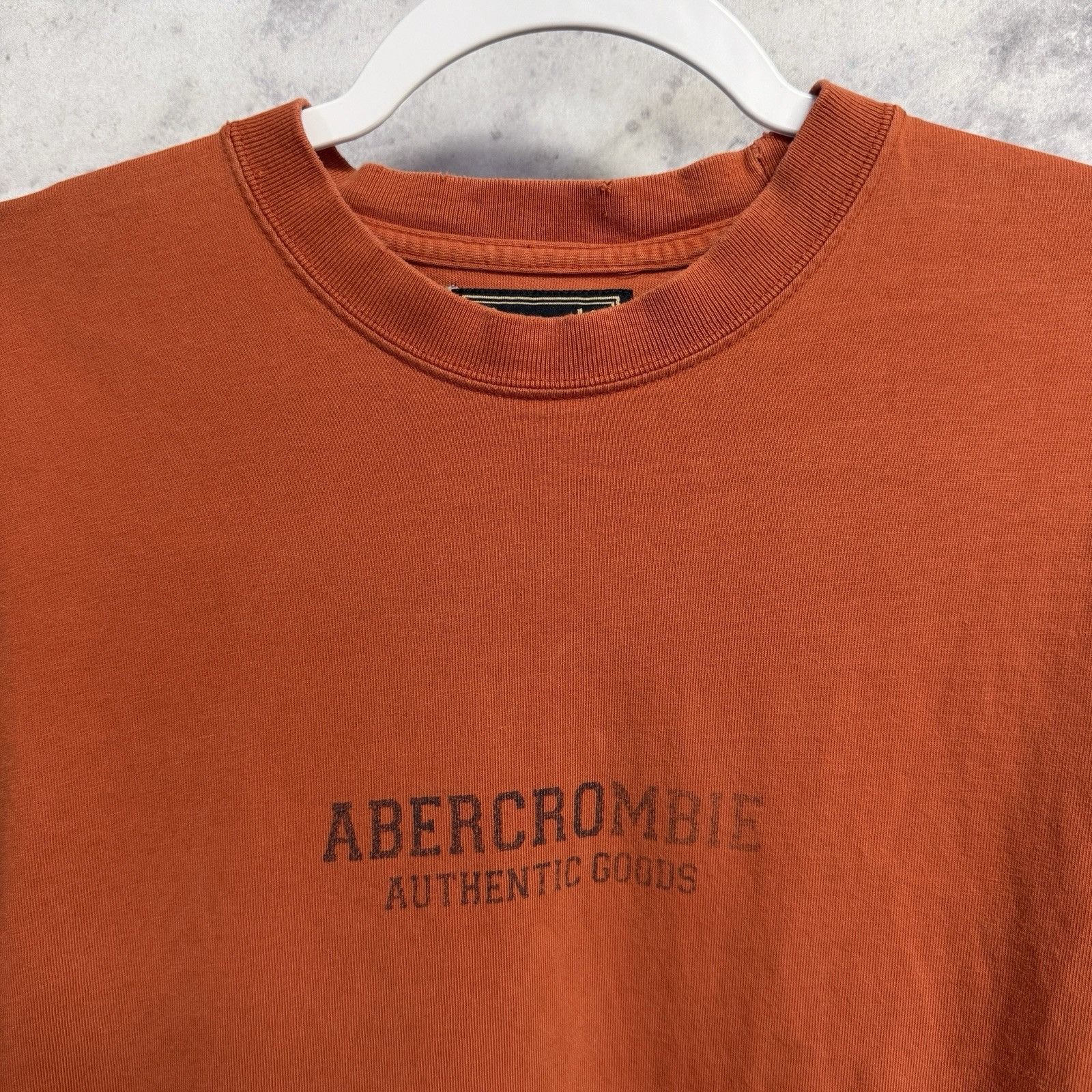 Abercrombie & Fitch Vintage Abercrombie & Fitch T Shirt Mens L/XL 22.5x28 Orange Size US L / EU 52-54 / 3 - 1 Thumbnail