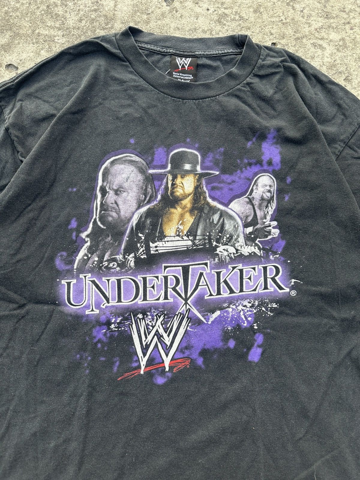 WWE Vintage WWE Undertaker 2007 Logo T-shirt USA Rare Resling XL Size US XL / EU 56 / 4 - 2 Thumbnail