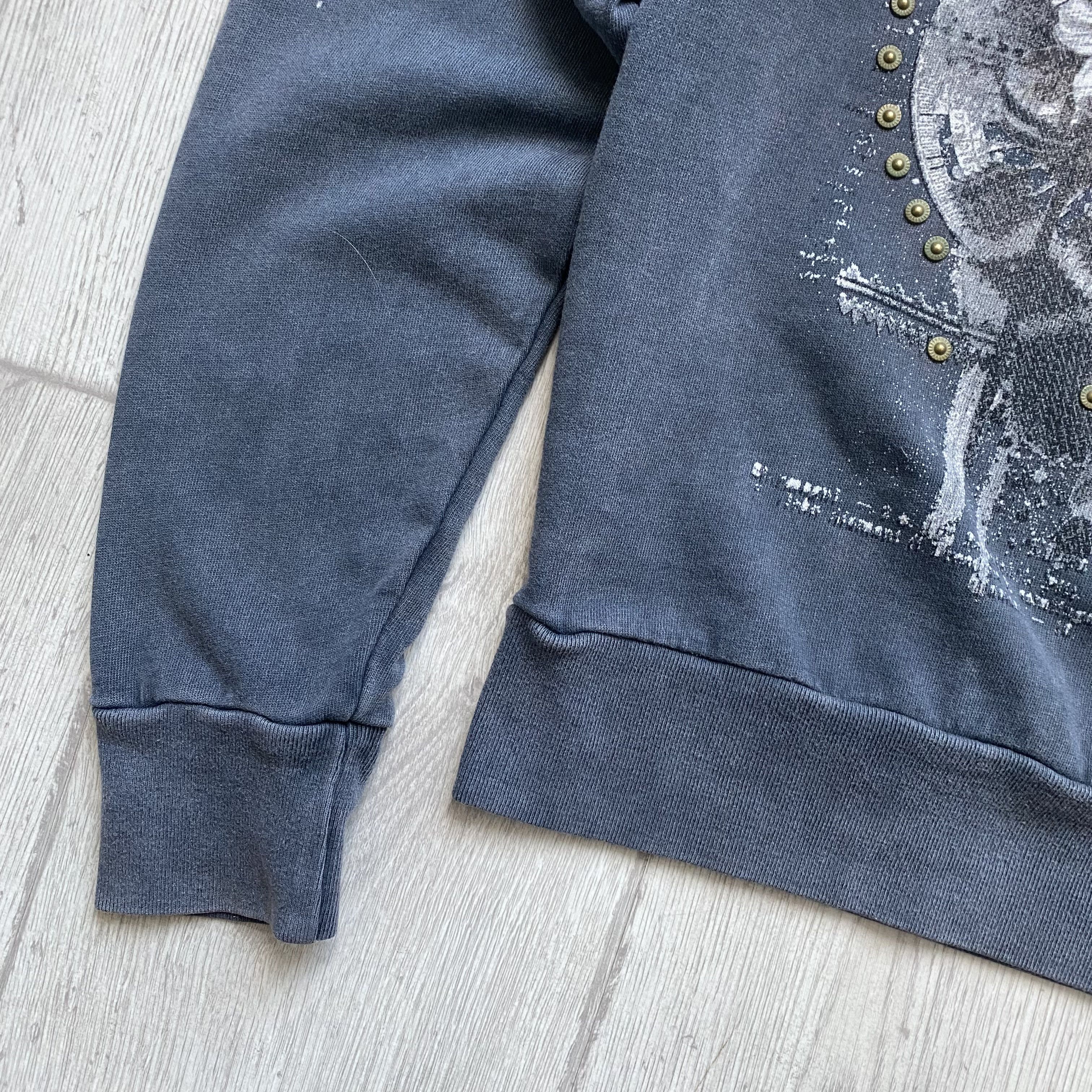 If Six Was Nine Vintage Affliction Style Skul Sweatshirt Y2K opium Size US M / EU 48-50 / 2 - 8 Thumbnail