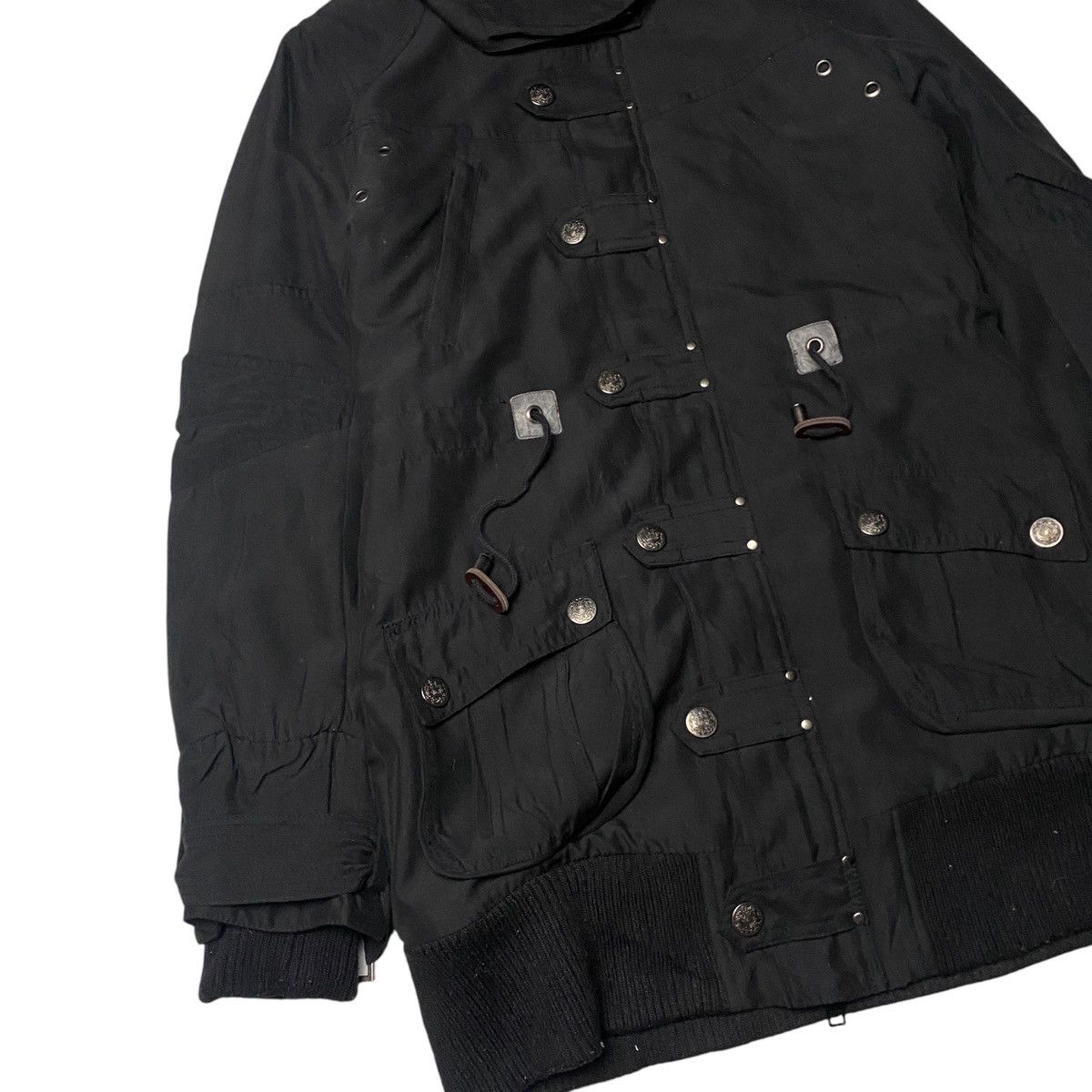 Le Grande Bleu (L.G.B.) 2000's ClubClub Fur Faux Parka Jacket Size US M / EU 48-50 / 2 - 5 Thumbnail