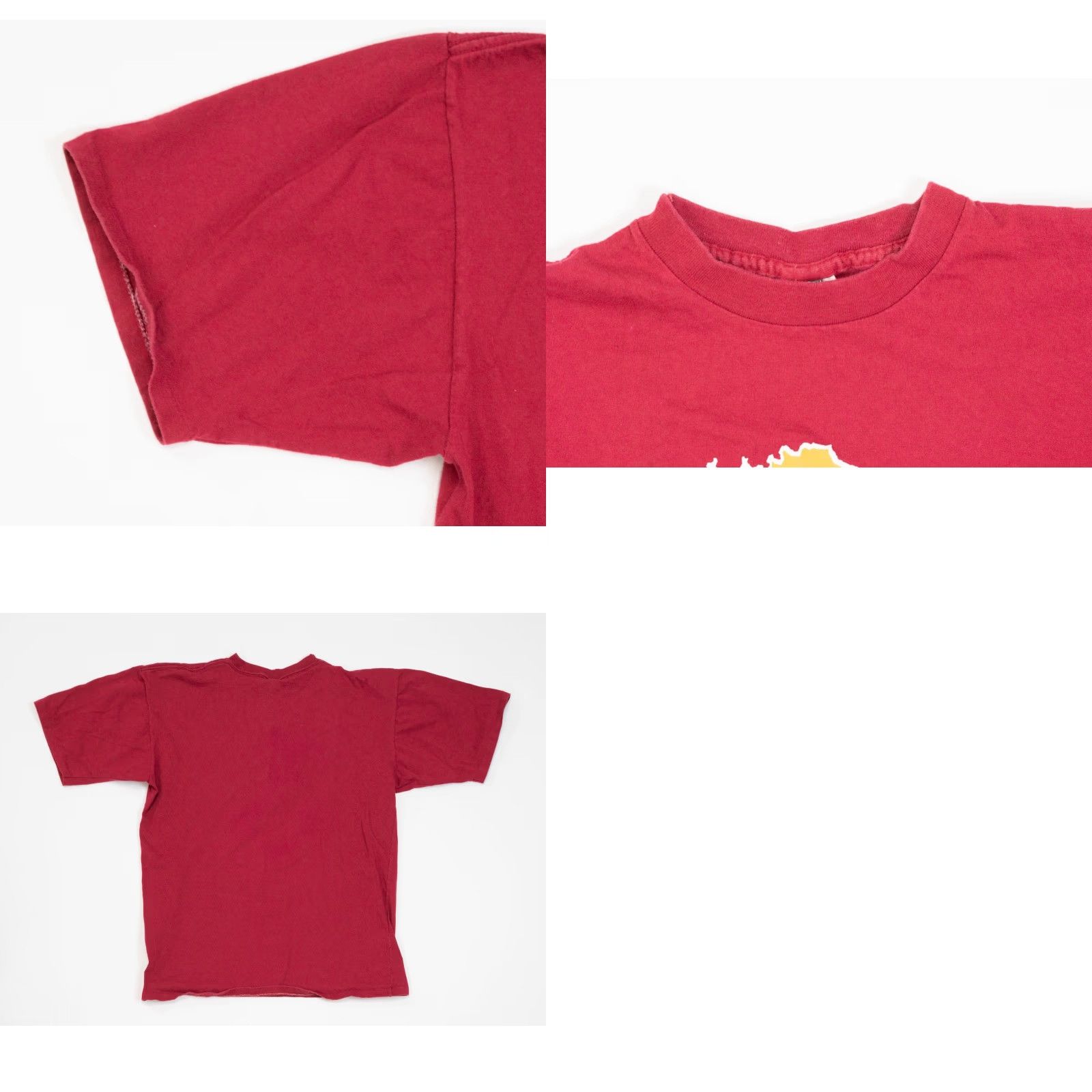 Vintage VINTAGE Jostens Map T-Shirt Men L US Military Base Single Stitch Red 90s Army Italy Navy Air Force Size US L / EU 52-54 / 3 - 9 Thumbnail