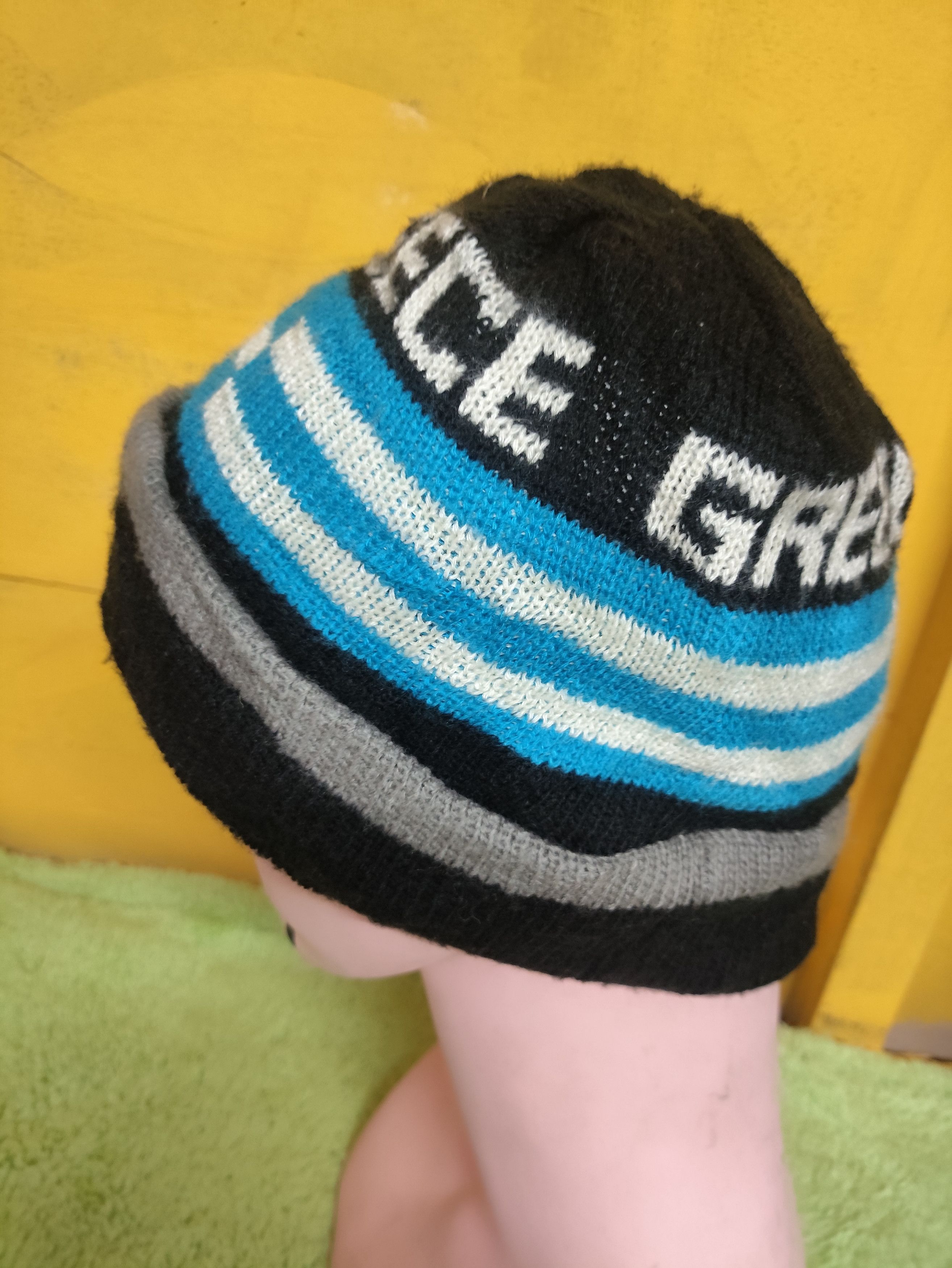 Vintage Rare Stuff GREECE FLAG Beanie Snowcap Hat Size ONE SIZE - 4 Thumbnail