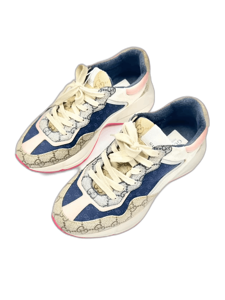 Gucci Gucci Mixed Material Dad Sneakers Size 38-yf Size US 6 / EU 39 - 1 Thumbnail