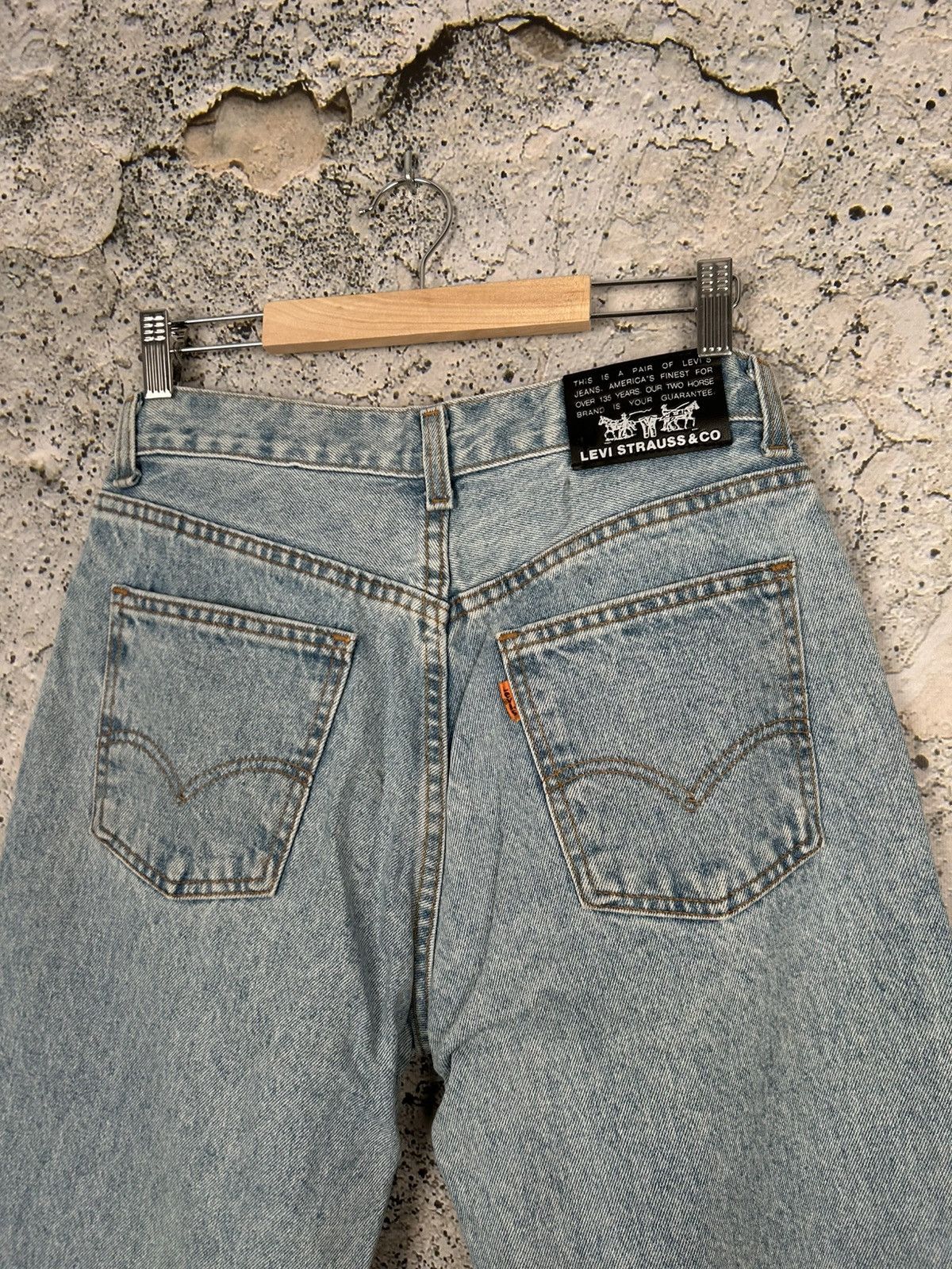 Levi's Vintage Levis Orange Tag 1990 Made in UK Archive Avant Garde Size US 30 / EU 46 - 3 Thumbnail