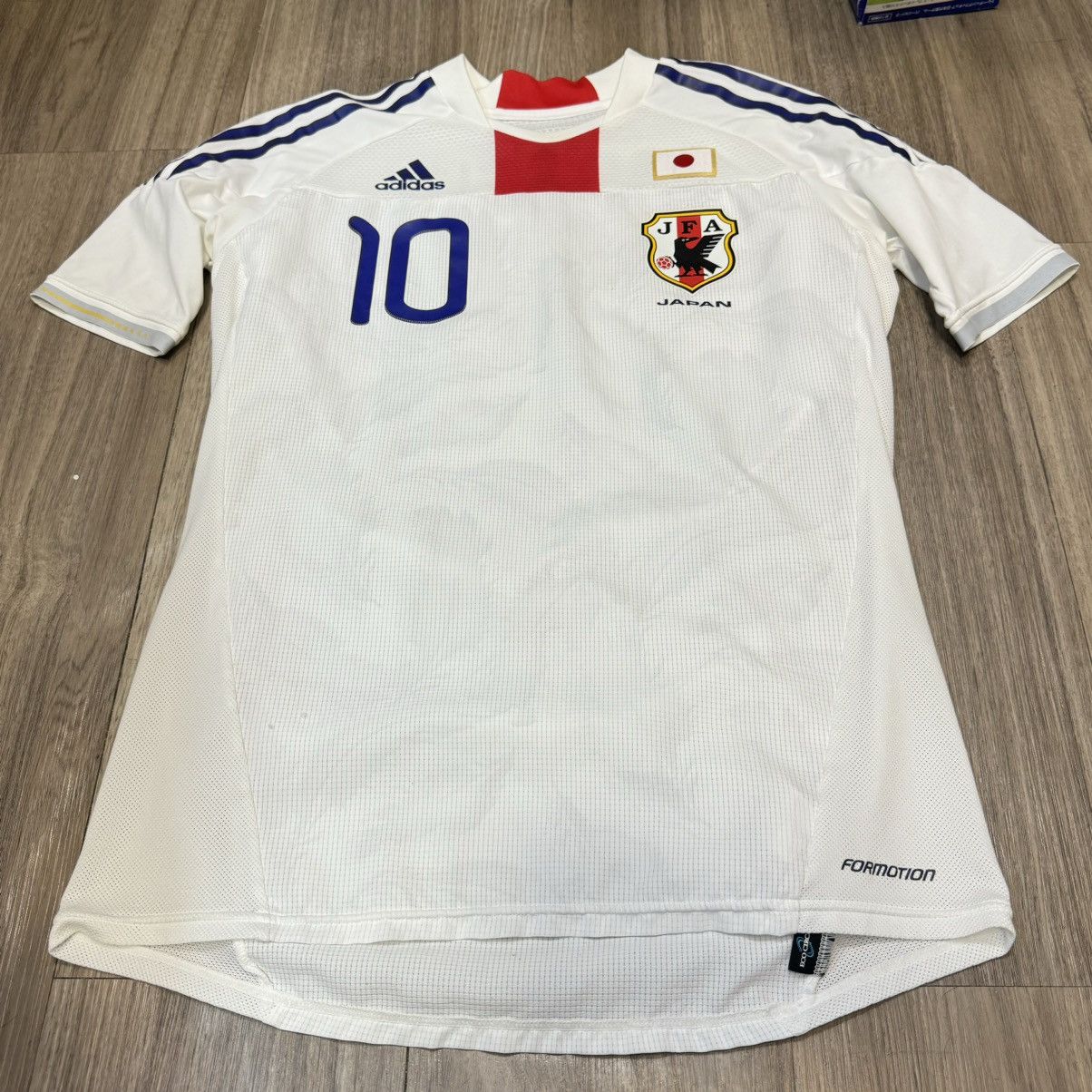 Adidas × Japanese Brand Japan 10/11 player issue away shirt #10 Matsui Size US L / EU 52-54 / 3 - 1 Thumbnail
