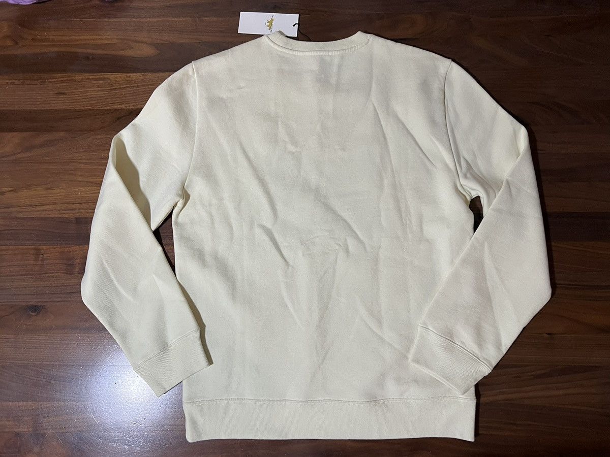 Maison Kitsune MAISON KITSUNÉ Big Fox Head Crewneck Sweatshirt in Ecru XXL Size US XXL / EU 58 / 5 - 10 Thumbnail