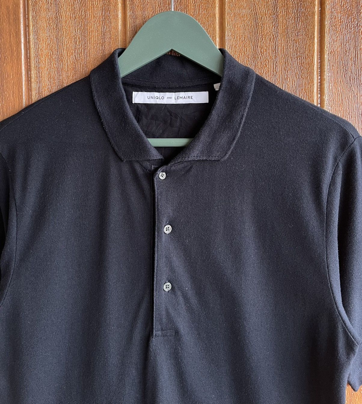 Lemaire × Uniqlo Hype🔥UNIQLO x LEMAIRE🔥Black Polo Tshirt Size US L / EU 52-54 / 3 - 2 Thumbnail