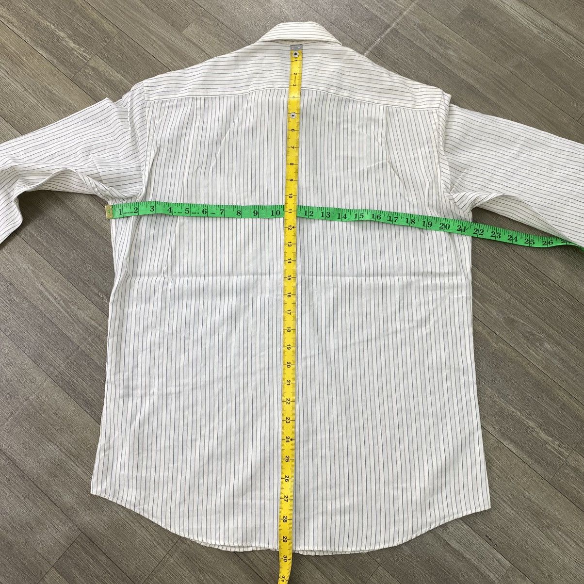 Givenchy SS07 Givenchy Men Striped Long Shirt Luxury Size US L / EU 52-54 / 3 - 18 Thumbnail