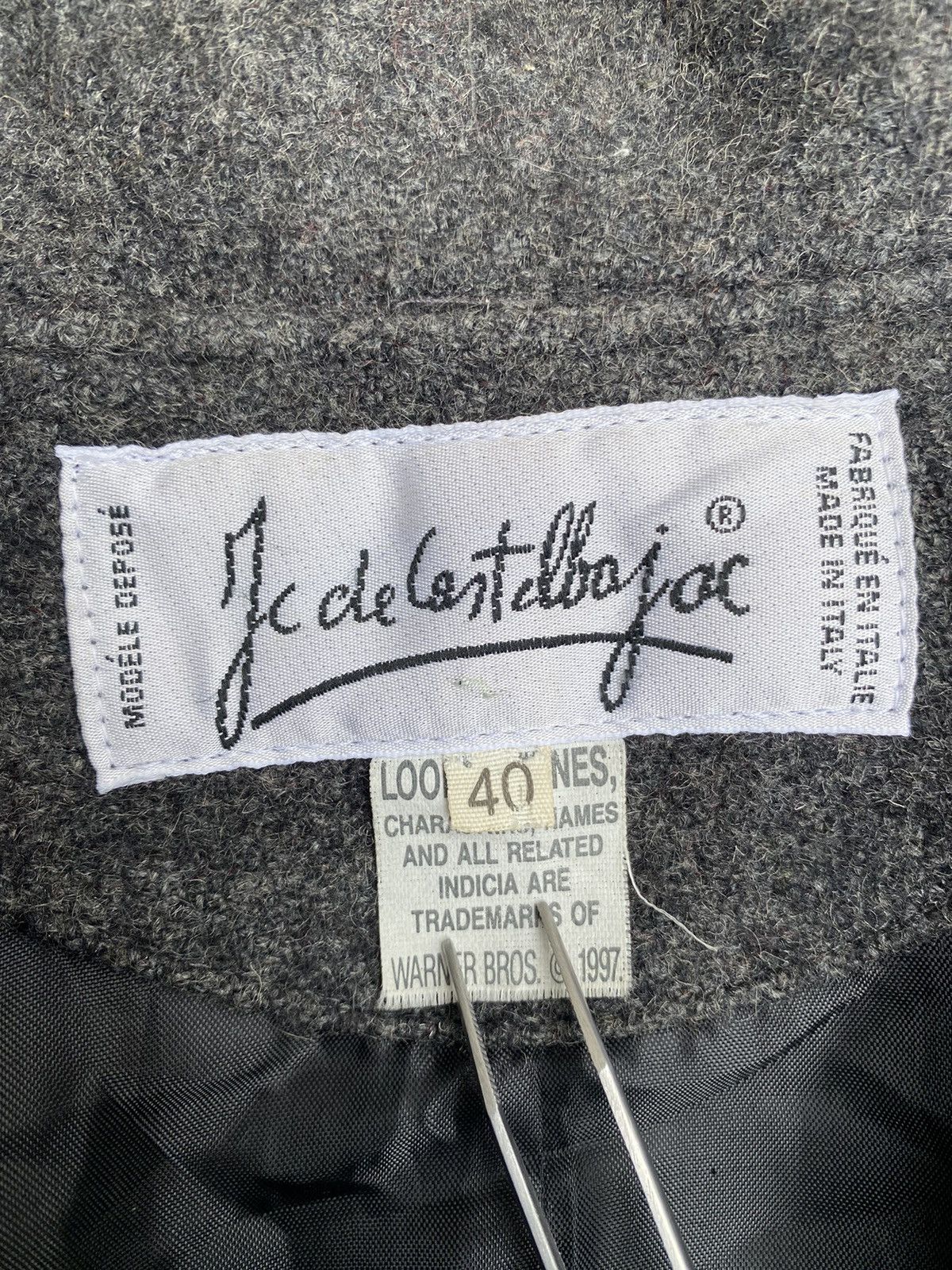 Jean Charles De Castelbajac × Vintage × Warner Bros 1997 Vintage Castelbajac Bugs Bunny Wool Jacket Size S / US 4 / IT 40 - 8 Thumbnail