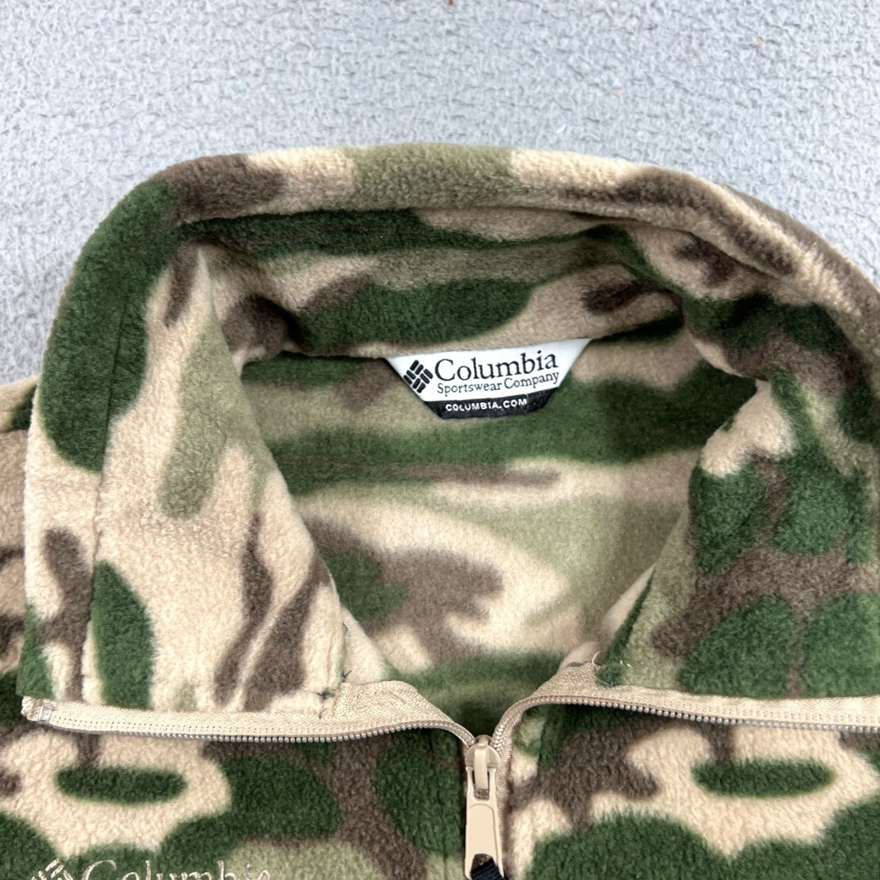 Vintage Columbia Camouflage Full Zip Fleece Jacket Womens Small Size S / US 4 / IT 40 - 2 Thumbnail