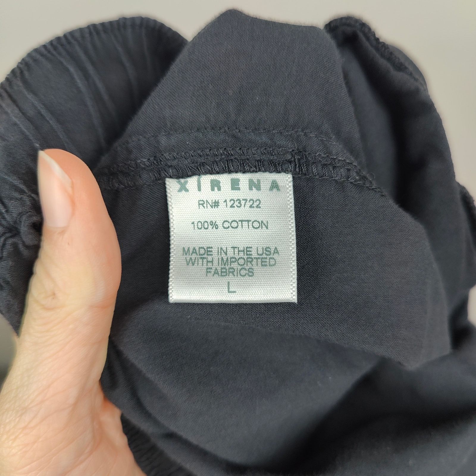 Xirena Xirena Draper Pant Womens Large Black Cotton Gauze Size 29" - 6 Thumbnail