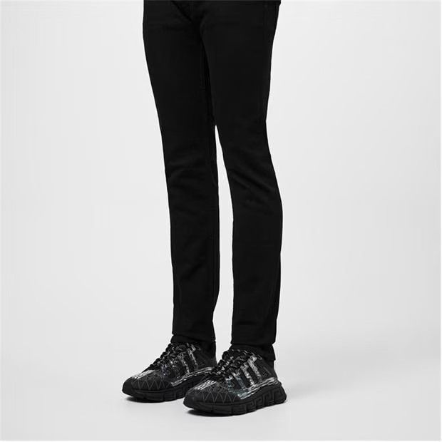 Versace o1g2r1mq0824 Trigreca Trainers in Black & White Size US 10.5 / EU 43-44 - 6 Thumbnail