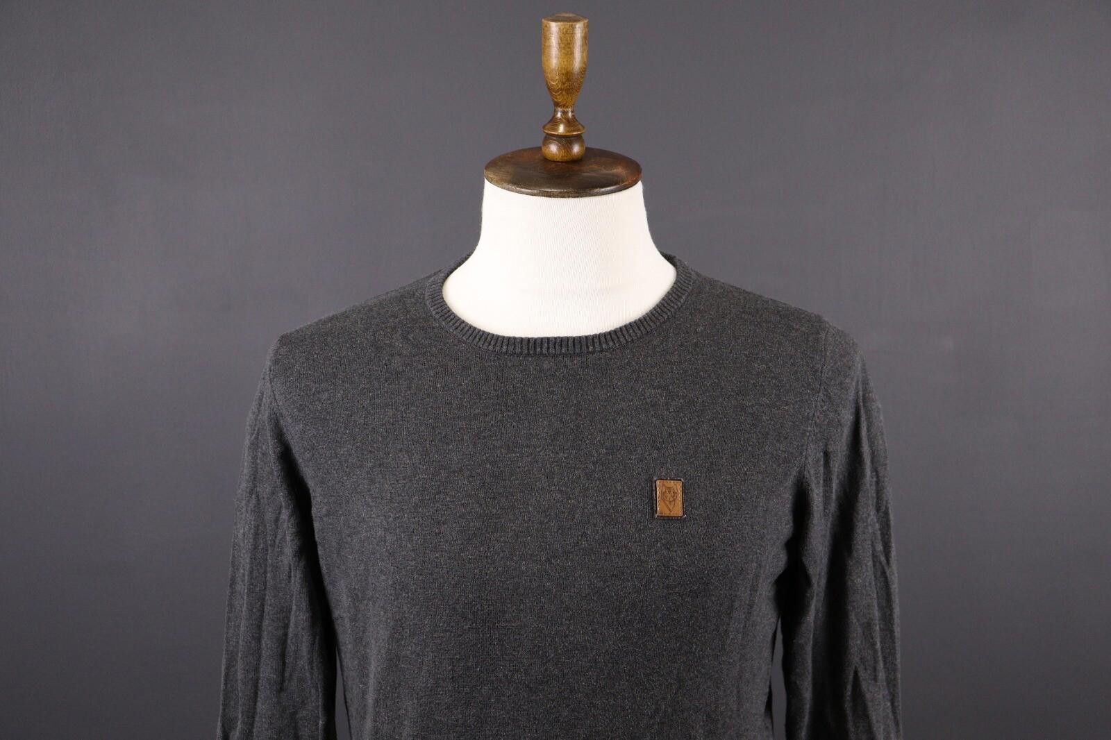 Naketano Naketano World Gray Cotton Knit Long Sleeve Sweater Size L Size US L / EU 52-54 / 3 - 2 Thumbnail
