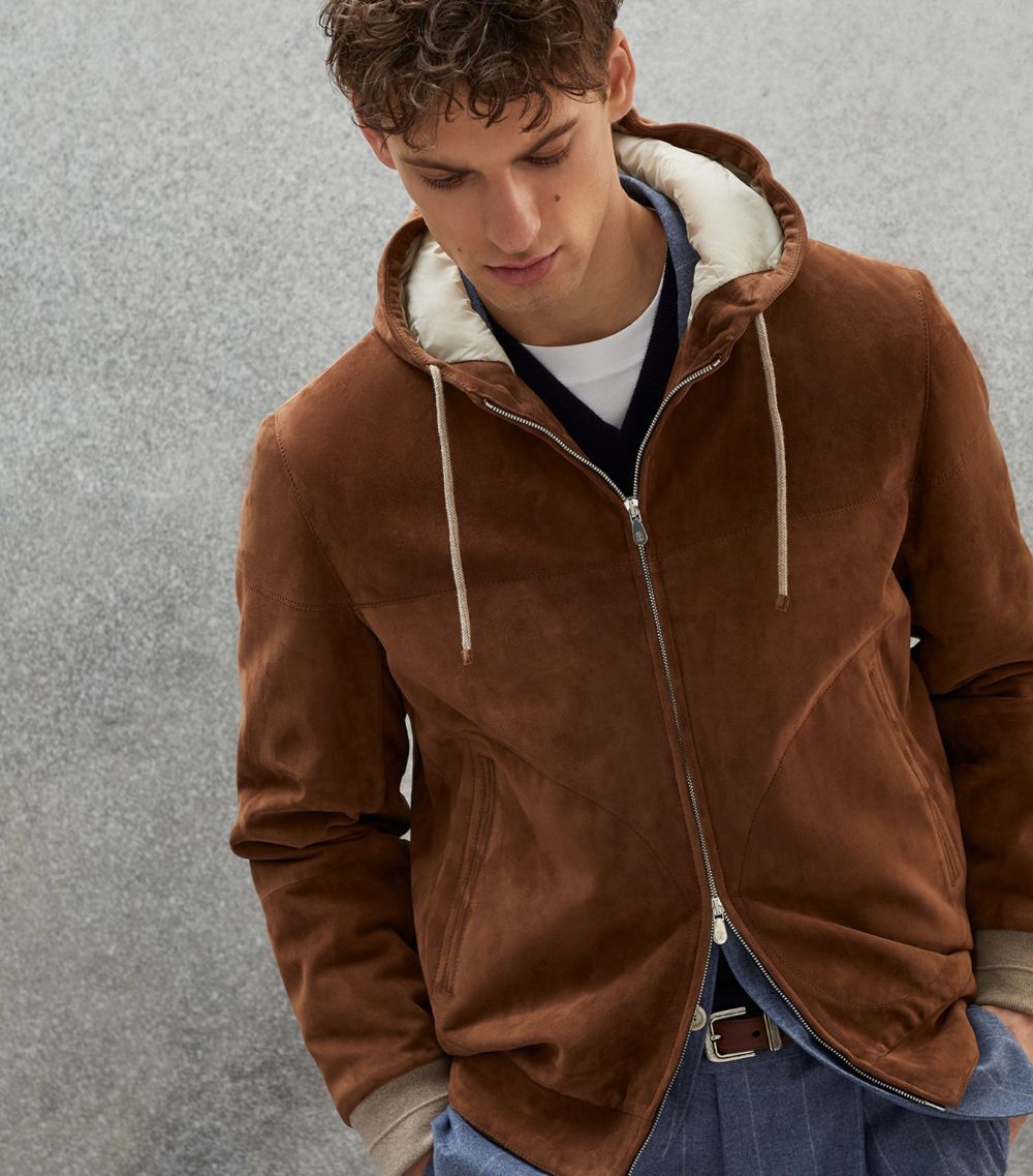 Brunello Cucinelli Jacket in Brown Size US M / EU 48-50 / 2 - 1 Thumbnail