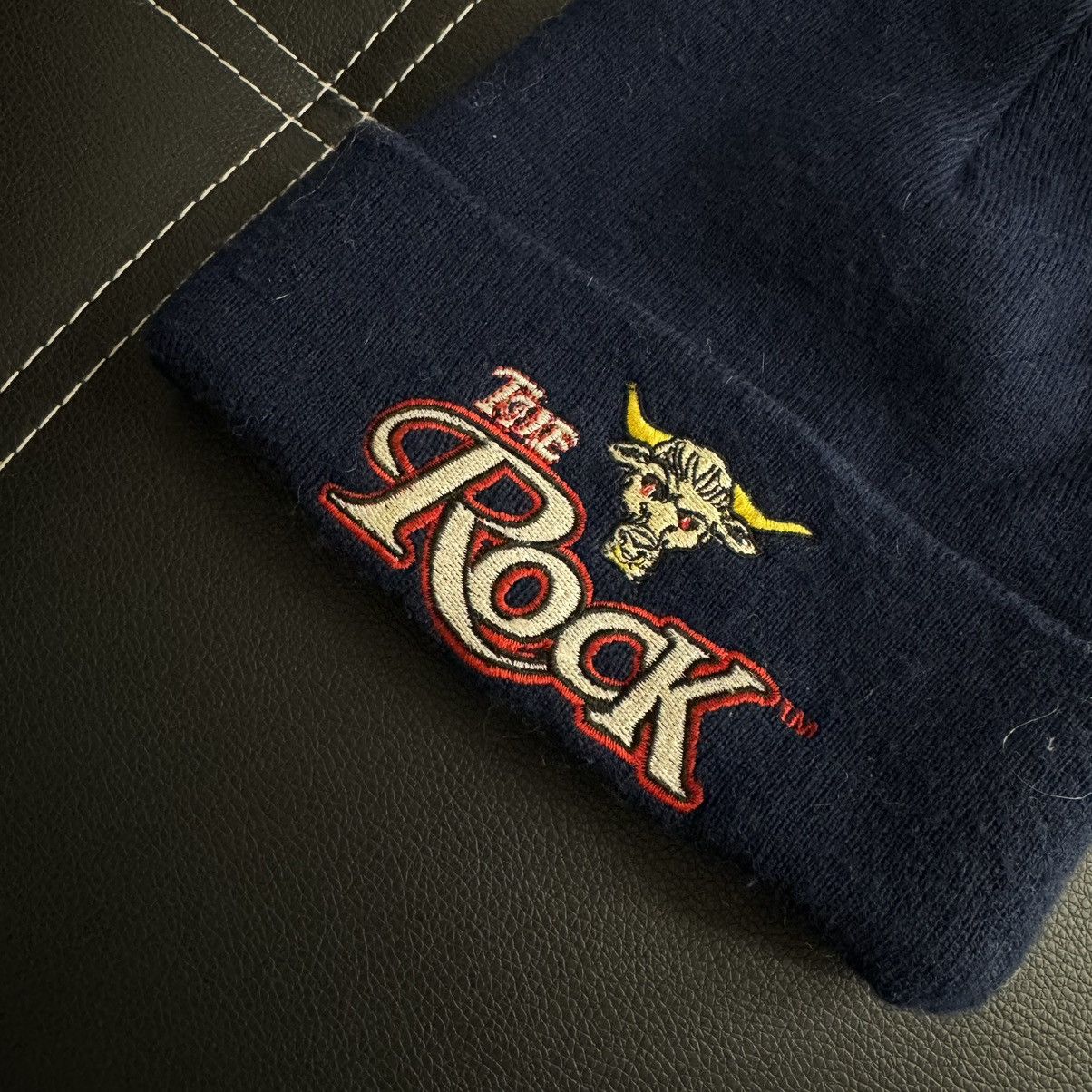WWE Vintage 2001 The Rock WWF Beanie Hat Size ONE SIZE - 4 Thumbnail