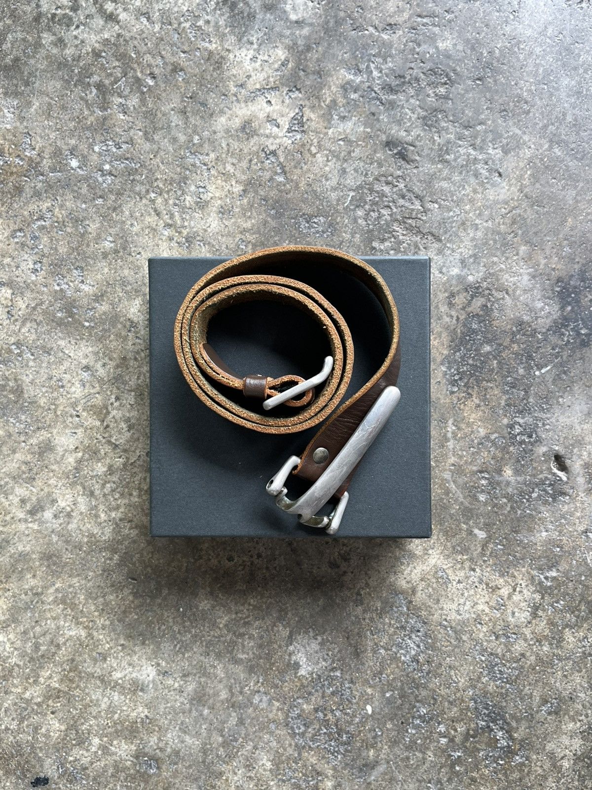 Number (N)ine Rare💥SS08 Number (N)ine Leather Belts with BOX Size ONE SIZE - 6 Thumbnail