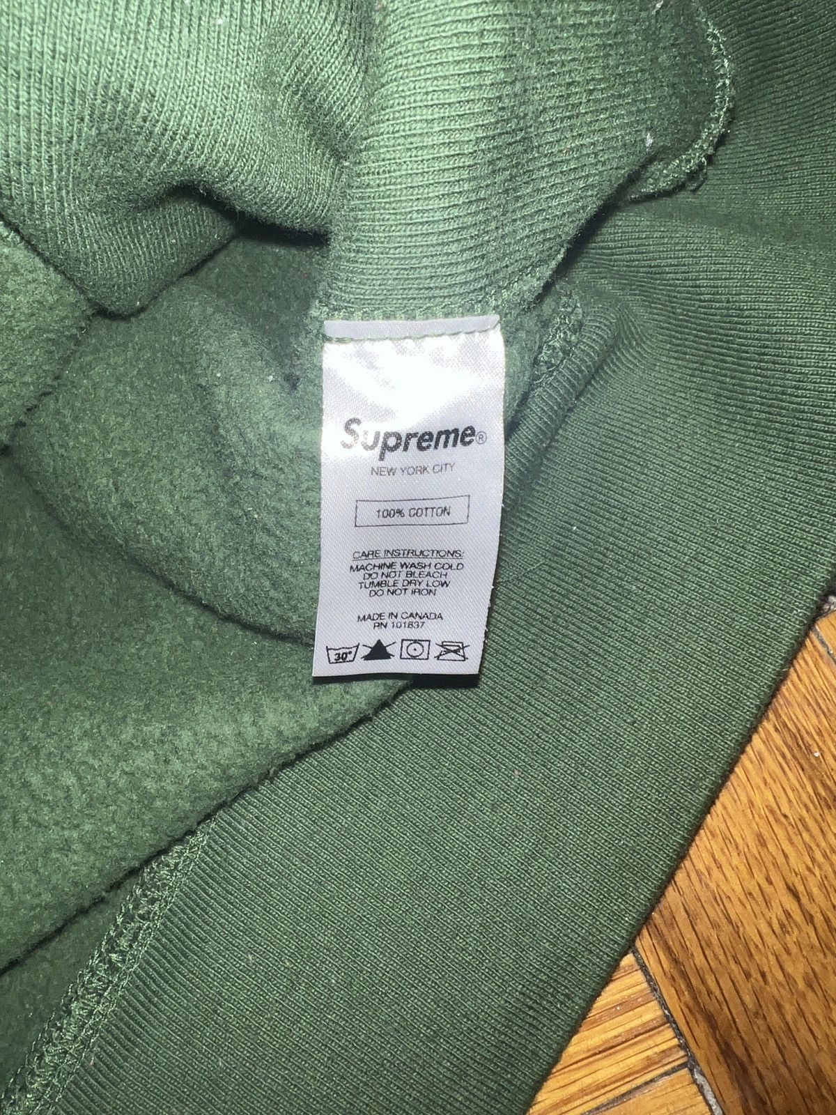 Supreme Supreme Green Pullover Hoodie L Size US L / EU 52-54 / 3 - 4 Thumbnail