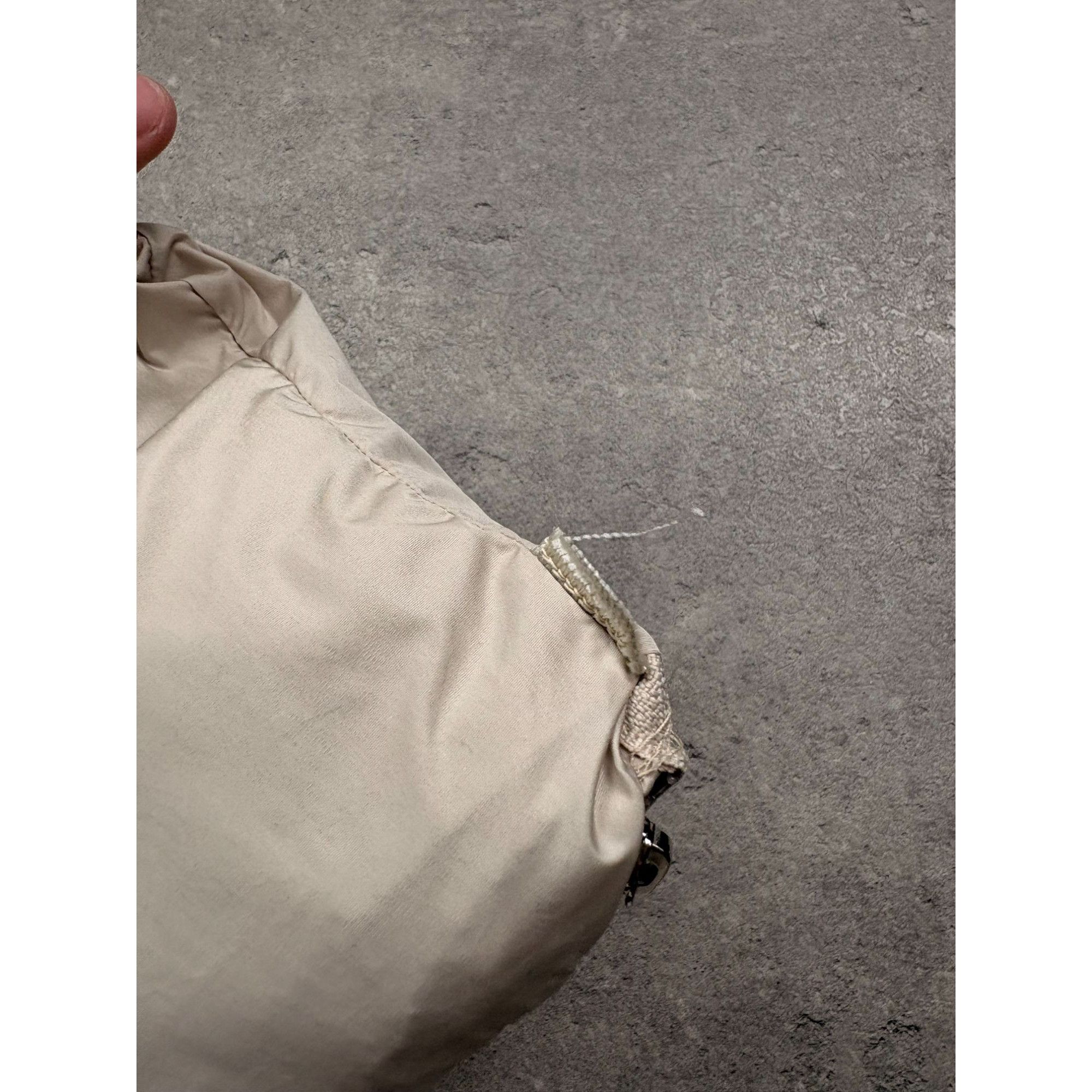 Prada Authentic PRADA Milano Vintage Nylon Women Jacket Beige - Si Size S / US 4 / IT 40 - 11 Thumbnail