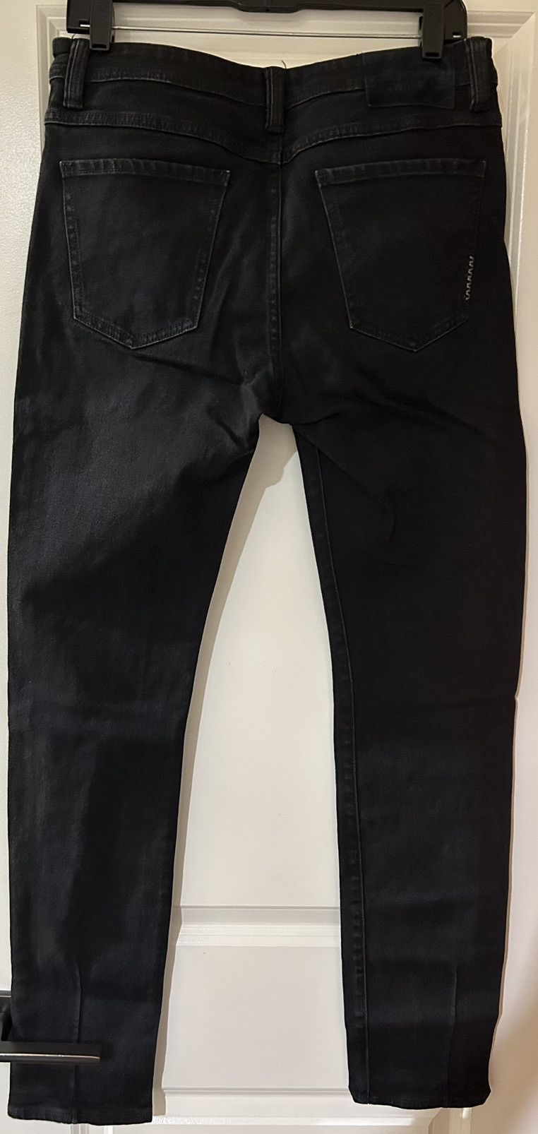 NEUW Denim Black Iggy Skinny Jeans Size US 33 - 2 Thumbnail