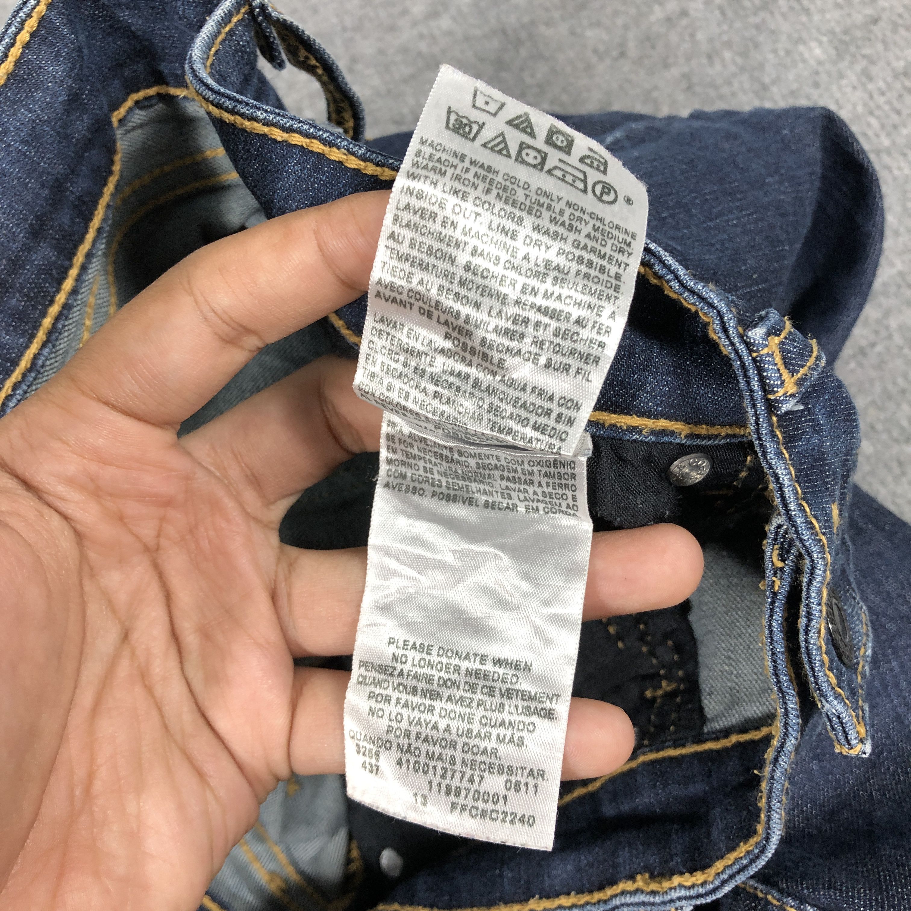 Levi's × Vintage Womens Vintage Levis 535 Jeans Legging L1095W Size 30" / US 8 / IT 44 - 11 Thumbnail