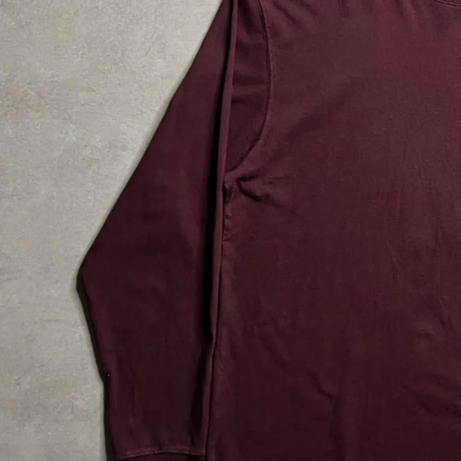 Carhartt Vintage Carhartt Burgundy Long Sleeve T-Shirt - L Size US L / EU 52-54 / 3 - 4 Thumbnail