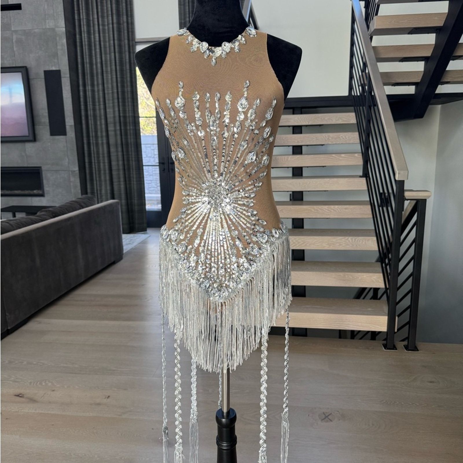 Other New Stunning Silver Embellished Dress one size Size S / US 4 / IT 40 - 8 Thumbnail