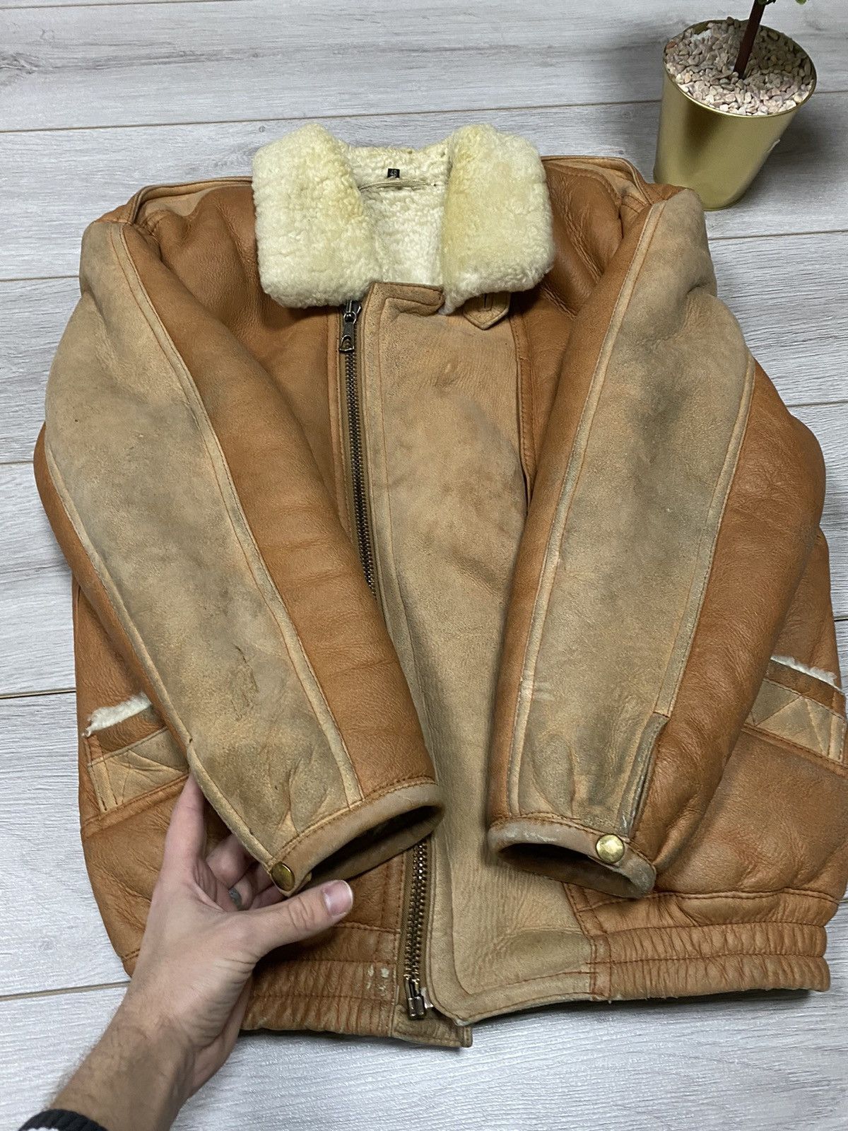 Other SHEEPSKIN COAT LEATHER TYPE B-3 AVIATION JACKET Size US M / EU 48-50 / 2 - 7 Thumbnail