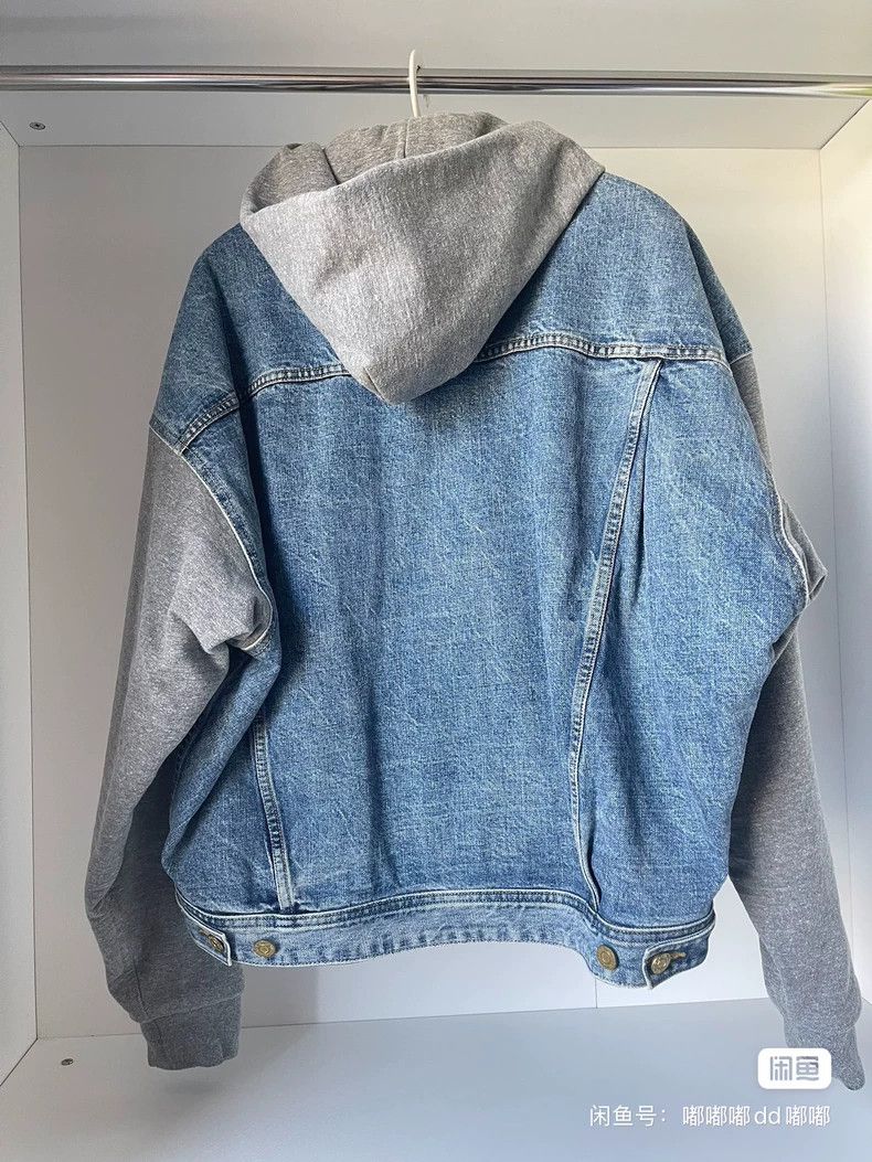 Fear of God Fear of God Patchwork hooded denim jacket jacket Size US M / EU 48-50 / 2 - 2 Thumbnail