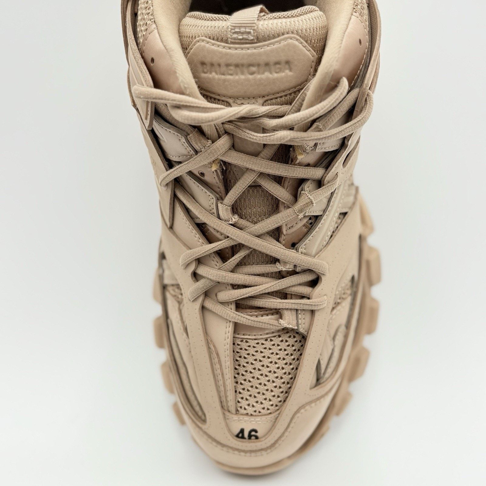 Balenciaga Balenciaga Track Sneaker ' Beige ' | GOOD CONDITION Size US 13 / EU 46 - 11 Thumbnail