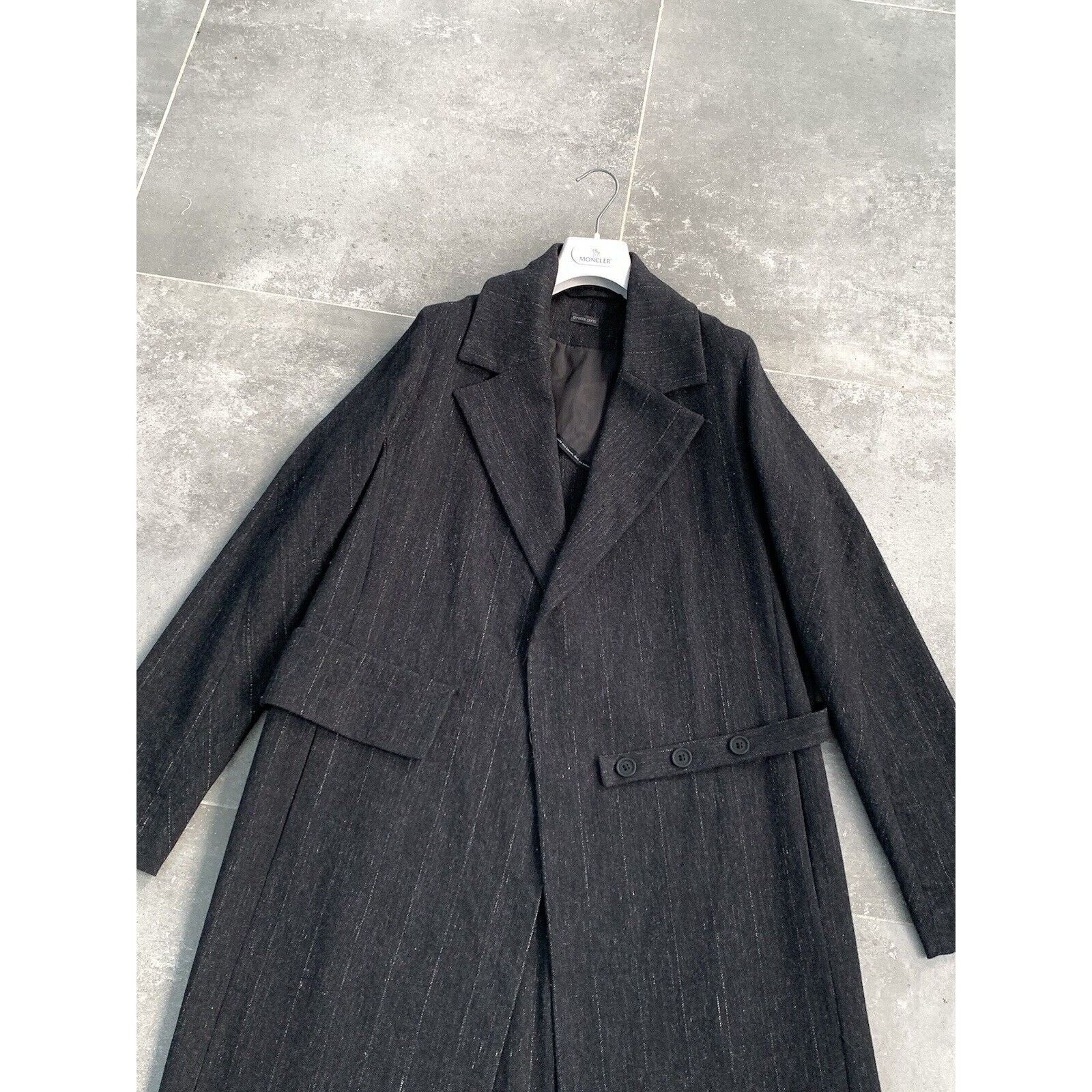 Annette Gortz × Designer Women's ANNETTE GORTZ LINEN Trench Coat Jacket EU 38 UK 10 Size M / US 6-8 / IT 42-44 - 5 Thumbnail