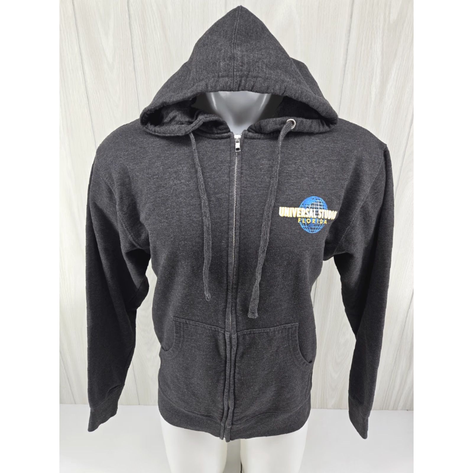 Vintage VINTAGE Universal Studios Florida Gray Mens MEDIUM Zip Logo Hoodie Jacket Sweatshirt Size US M / EU 48-50 / 2 - 3 Thumbnail