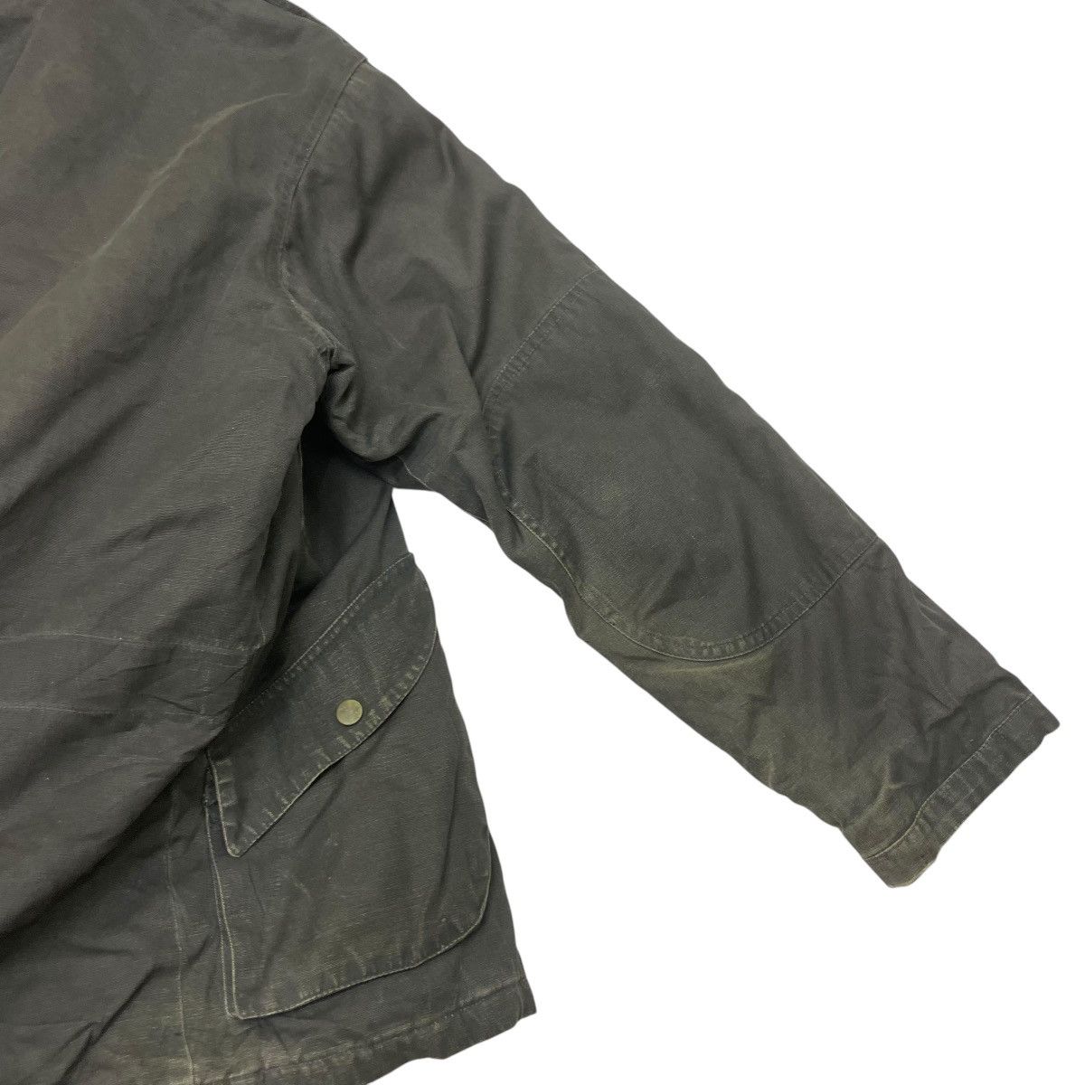 Le Grande Bleu (L.G.B.) 💥Vintage Woolrich Distressed Faux Fur Parka Hooded Jacket Size US M / EU 48-50 / 2 - 6 Thumbnail