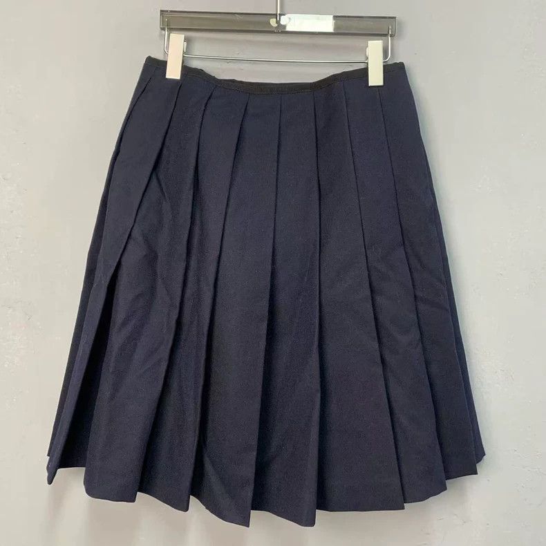 Prada Prada High-waisted wrinkled skirt 2503-Nextarrow Size 27" / US 4 / IT 40 - 2 Thumbnail
