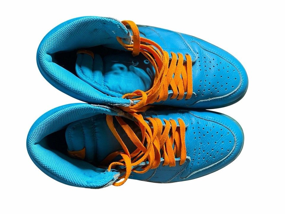 Jordan Brand Air Jordan 1 Retro High OG Gatorade Cool Blue SZ 9.5 Size US 9.5 / EU 42-43 - 9 Thumbnail