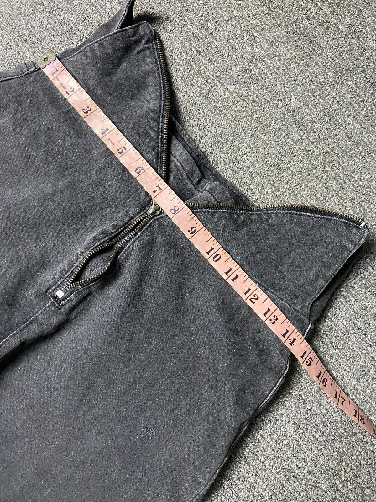 Japanese Brand Ayuko Studio Brand Skinny Jeans with Metal Zipper (163) Size 29" - 13 Thumbnail