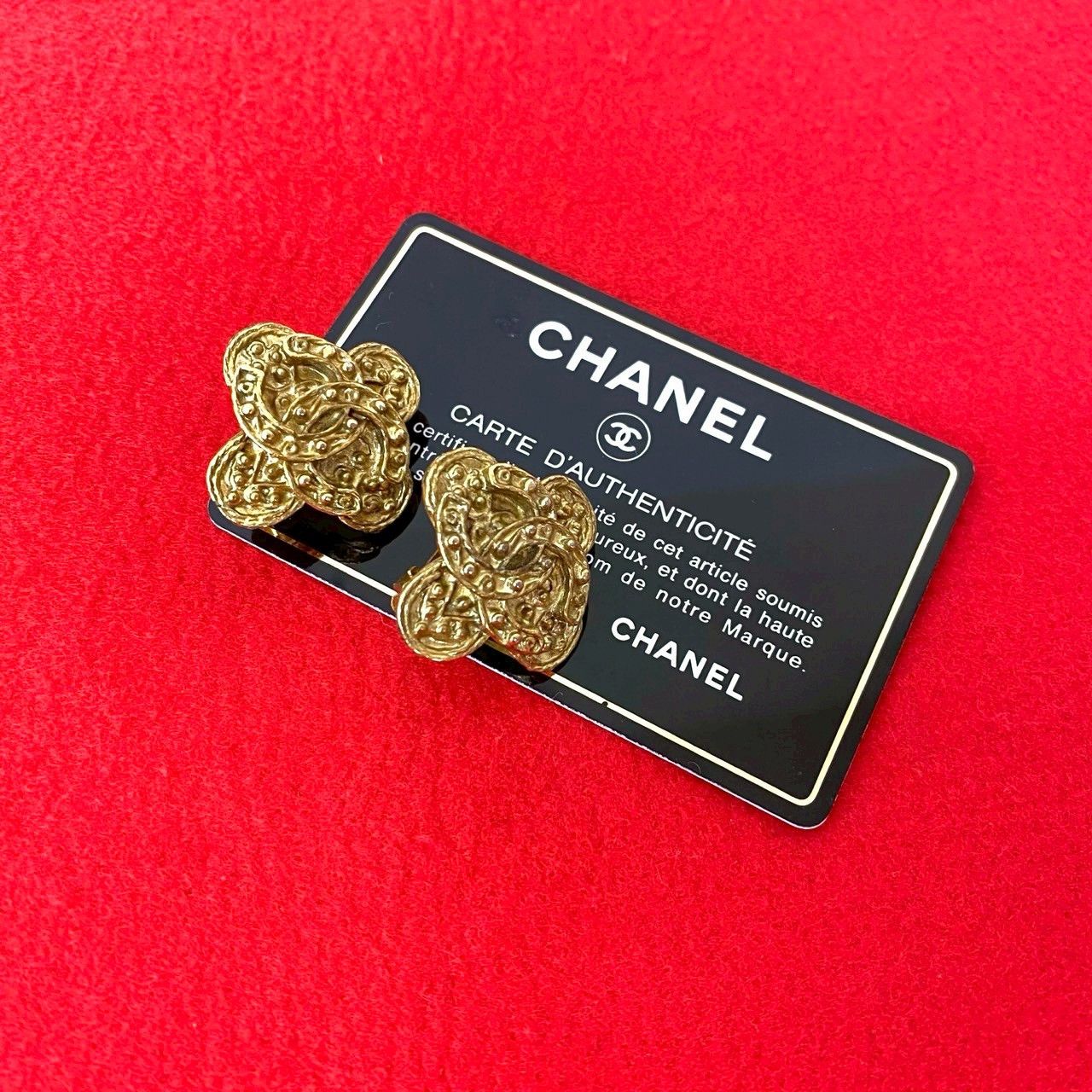 Chanel Chanel Chanel Coco Mark Earrings Metal Earrings DUTY FREE for USA Size ONE SIZE - 1 Thumbnail