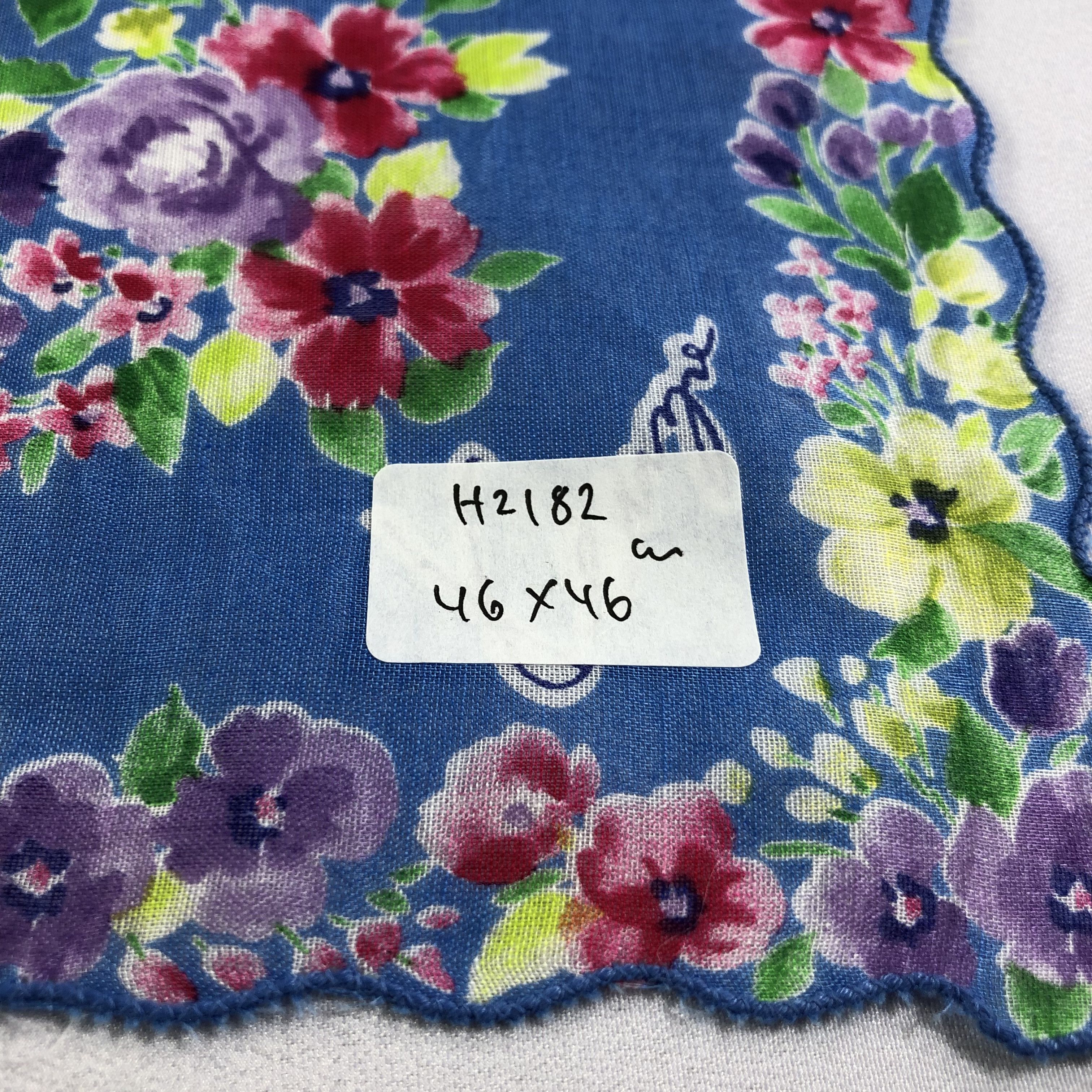 Japanese Brand × Kenzo × Vintage Kenzo Floral Handkerchief Neckerchief Bandana H2182 Size ONE SIZE - 5 Thumbnail
