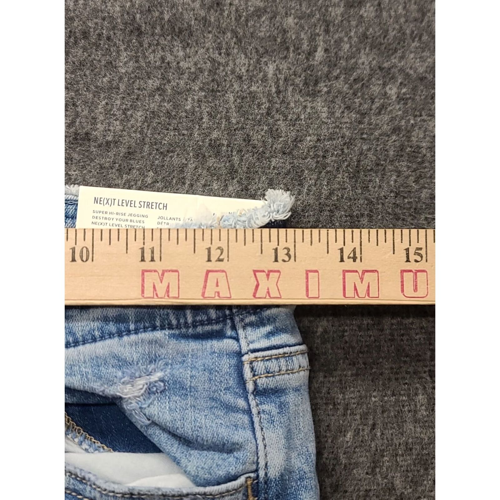 American Eagle Outfitters VINTAGE American Eagle Jeggings Womens 6 27x28 Regular Fit Ankle Super Hi Rise Thrashed Size 28" / US 6 / IT 42 - 3 Thumbnail