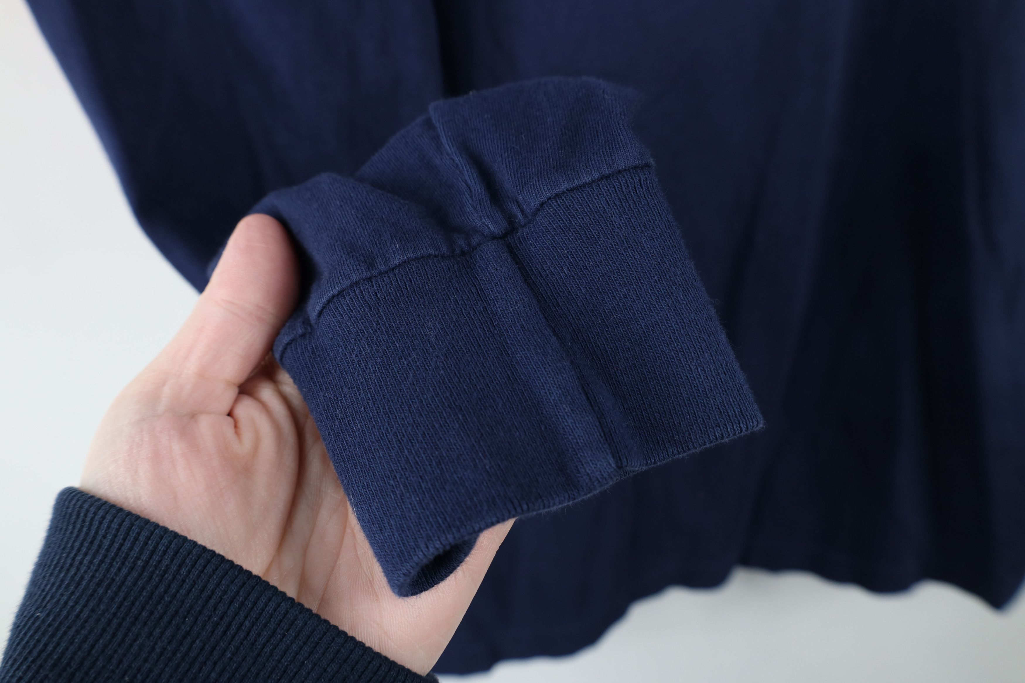 Ralph Lauren × Vintage Vintage 90s Ralph Lauren Track Shoe Long Sleeve T-Shirt Blue Size US M / EU 48-50 / 2 - 8 Thumbnail