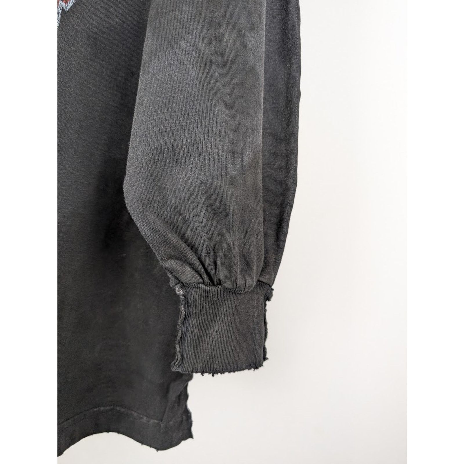Balenciaga o1rshd1 L/S Double Front T-Shirt in Black Size US M / EU 48-50 / 2 - 4 Thumbnail