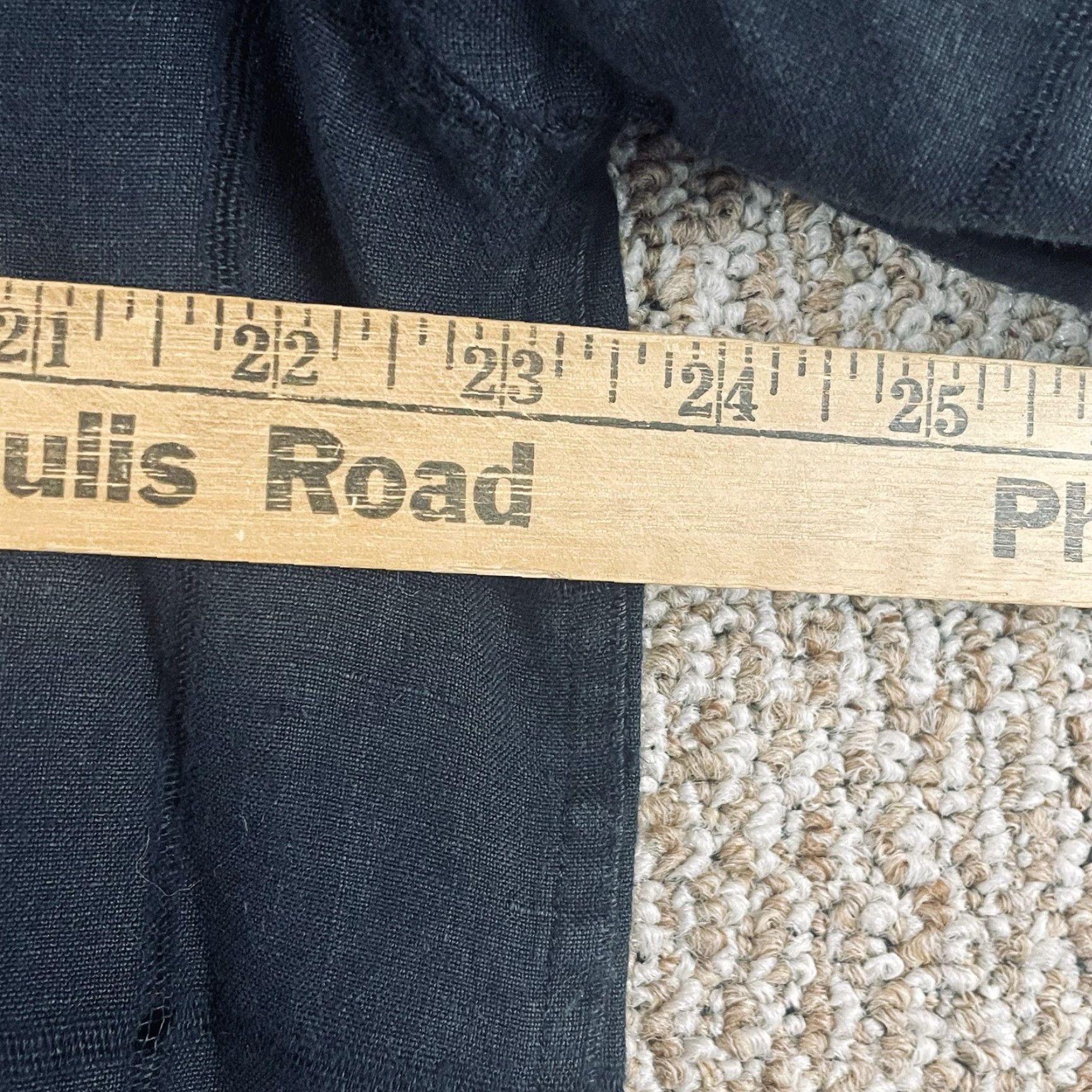 Ralph Lauren Ralph Lauren Button Shirt Women’s 1X Black 100% Linen Long Sleeve Band Collar Shirt Woman Plus Size Reg/Classic/Linen Canvas Vintage No Size XL / US 12-14 / IT 48-50 - 6 Thumbnail
