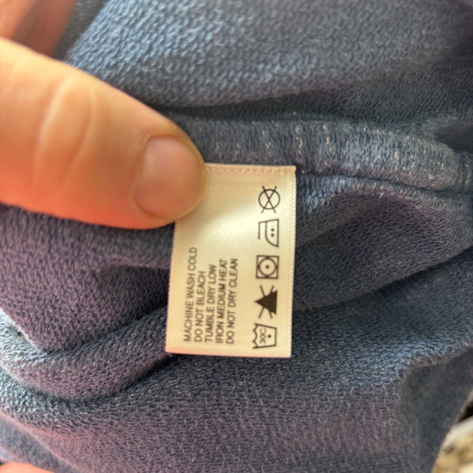 Orvis Orvis Mens Blue Cotton Long Sleeve Pullover Fishing Pocket S Size US M / EU 48-50 / 2 - 4 Thumbnail