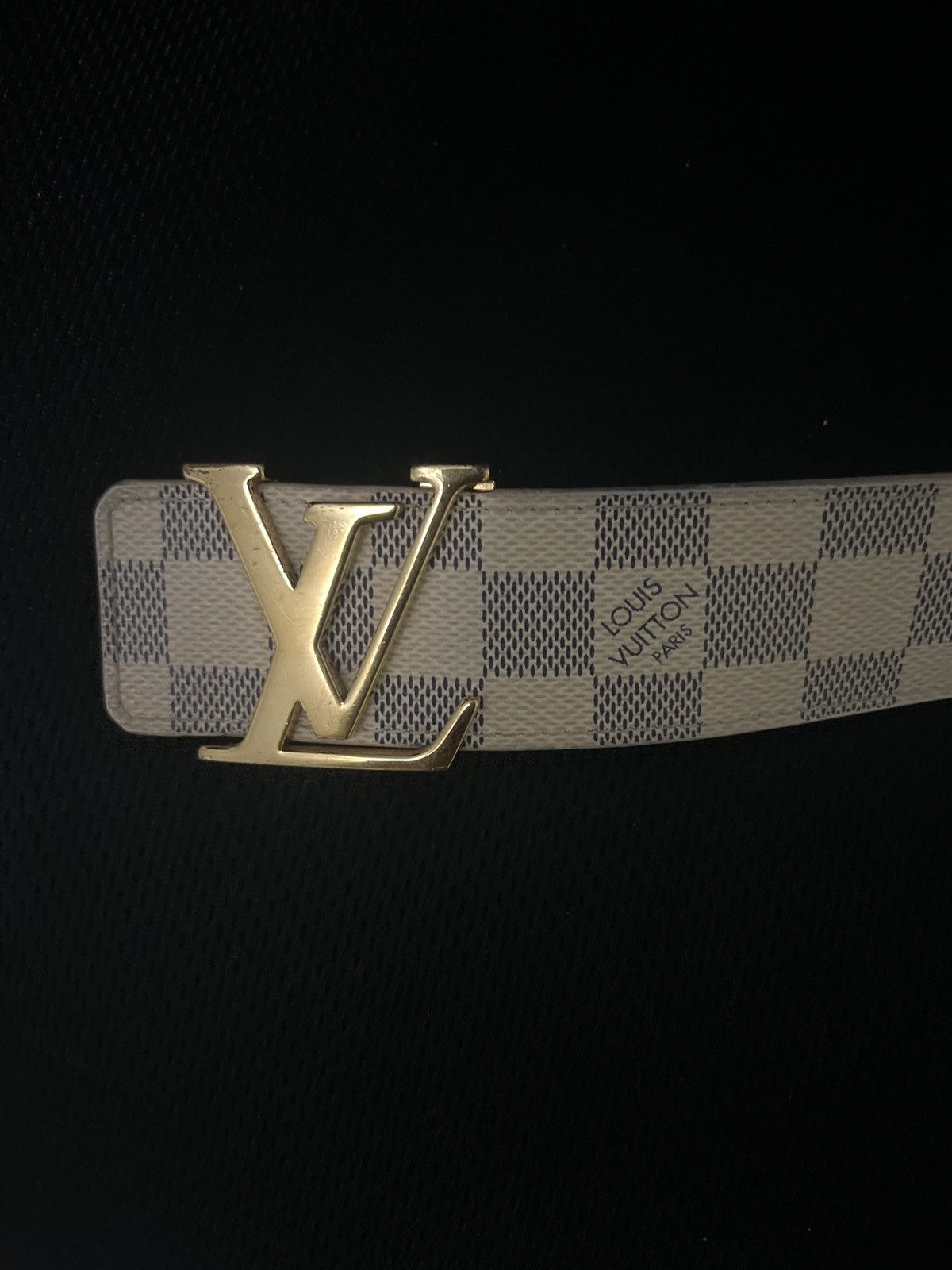 Louis Vuitton Louis Vuitton Damier Azur Initiales Belt Size 32 - 15 Thumbnail