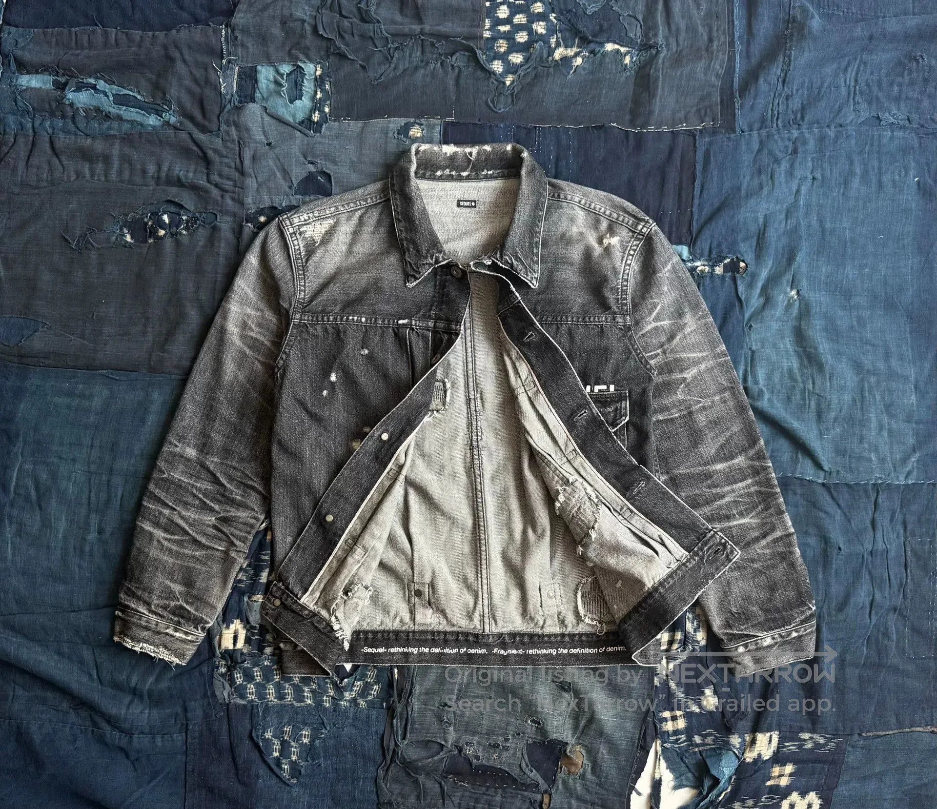 Hiroshi Fujiwara Fragment Sequel Denim Jacket by Hiroshi Fujiwara. Size US M / EU 48-50 / 2 - 2 Thumbnail