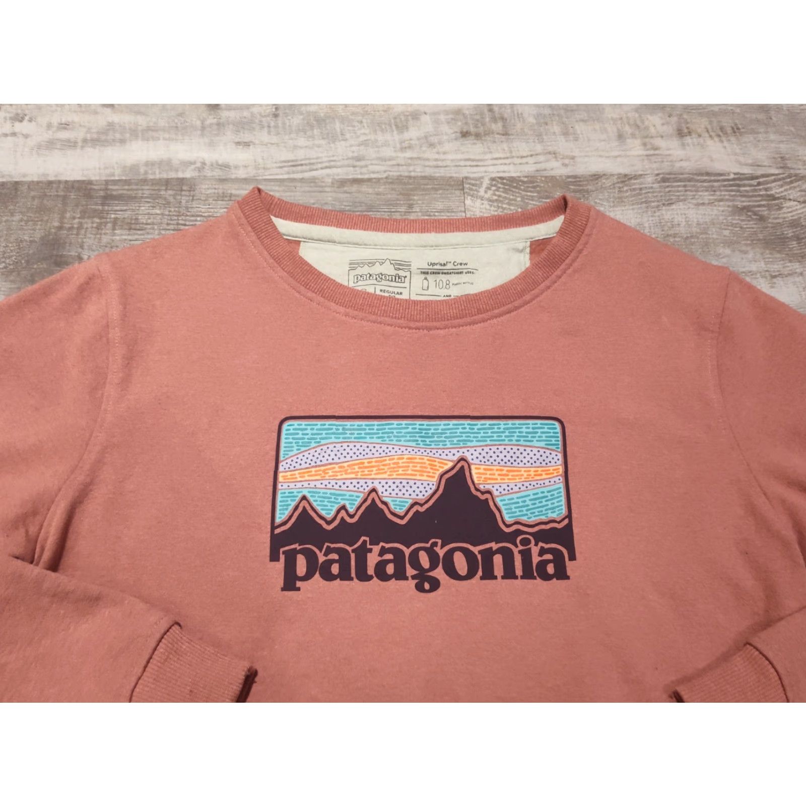 Patagonia Patagonia Solar Rays 73 Uprisal Crew Sweatshirt sz S Women's Pink Fleece Inner Size S / US 4 / IT 40 - 6 Thumbnail
