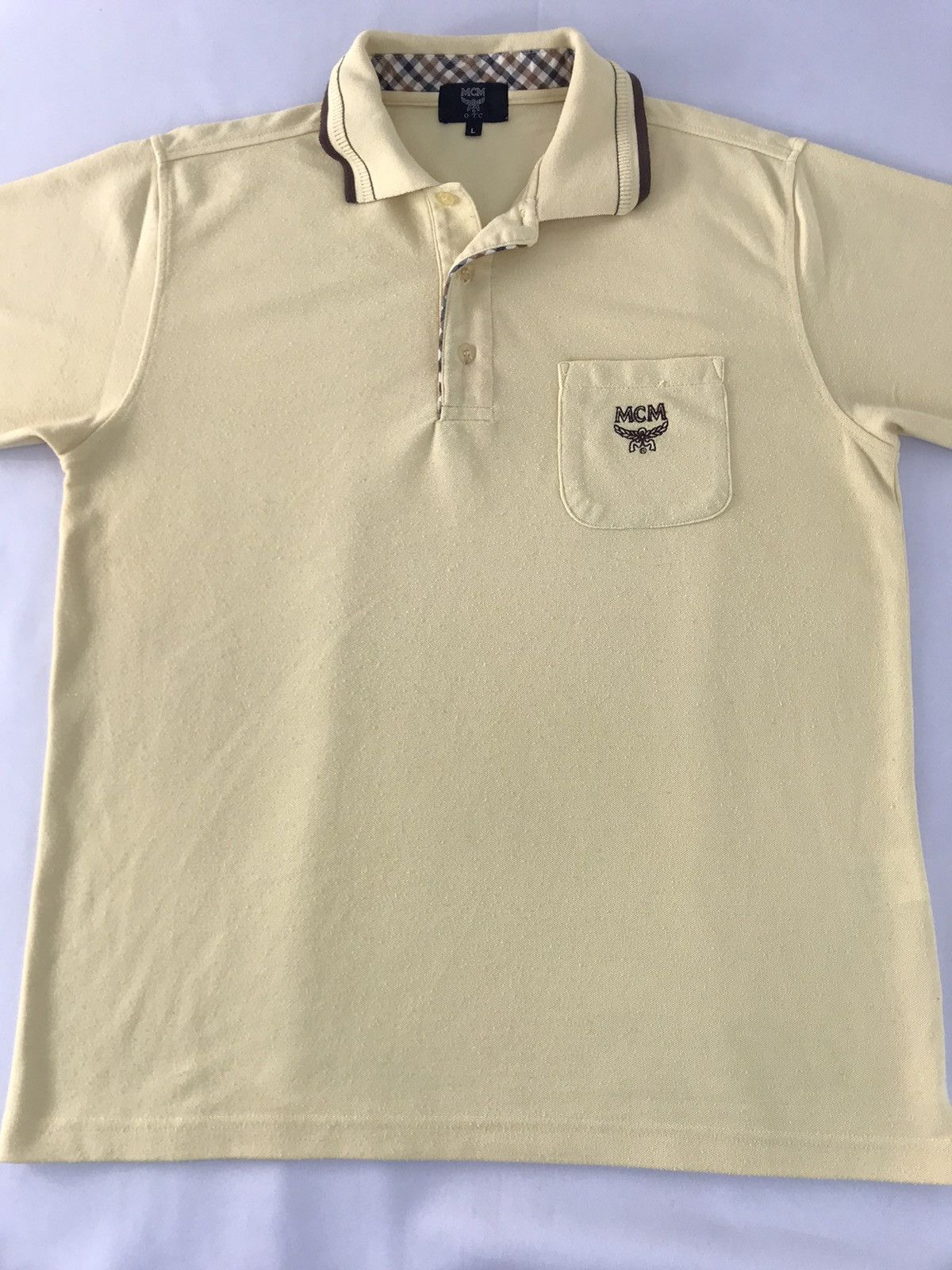 MCM MCM Otc Over The Counter Single Pocket Embroidery Polo Tee Size US L / EU 52-54 / 3 - 2 Thumbnail