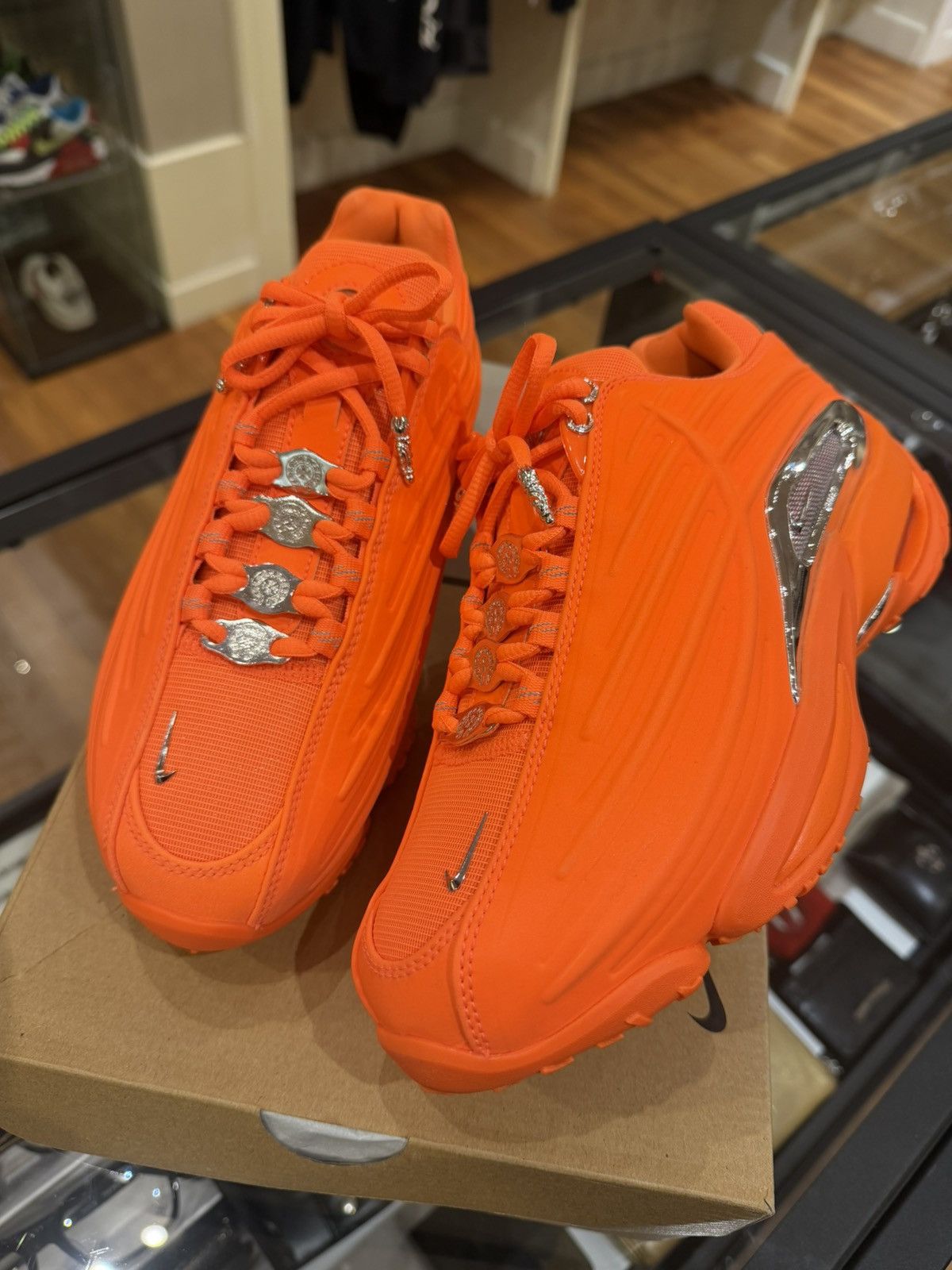 Chrome Hearts × NOCTA × Nike Chrome Hearts Nocta Hot Step 2 Orange Size US 7 / EU 40 - 1 Thumbnail