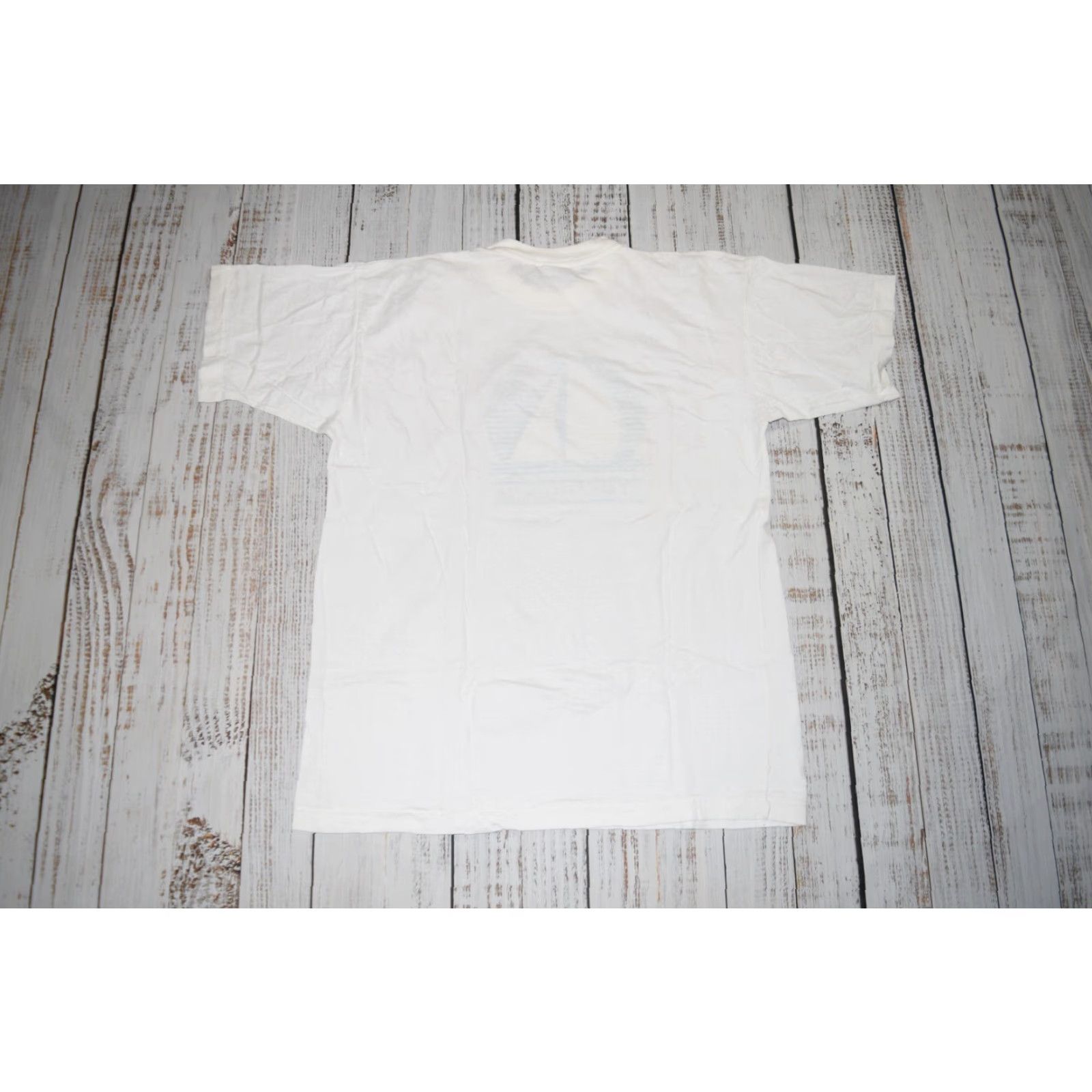 Vintage VINTAGE Beach Club Tropical T-Shirt XL White 70s 80s Aloha Mens Size US XL / EU 56 / 4 - 7 Thumbnail
